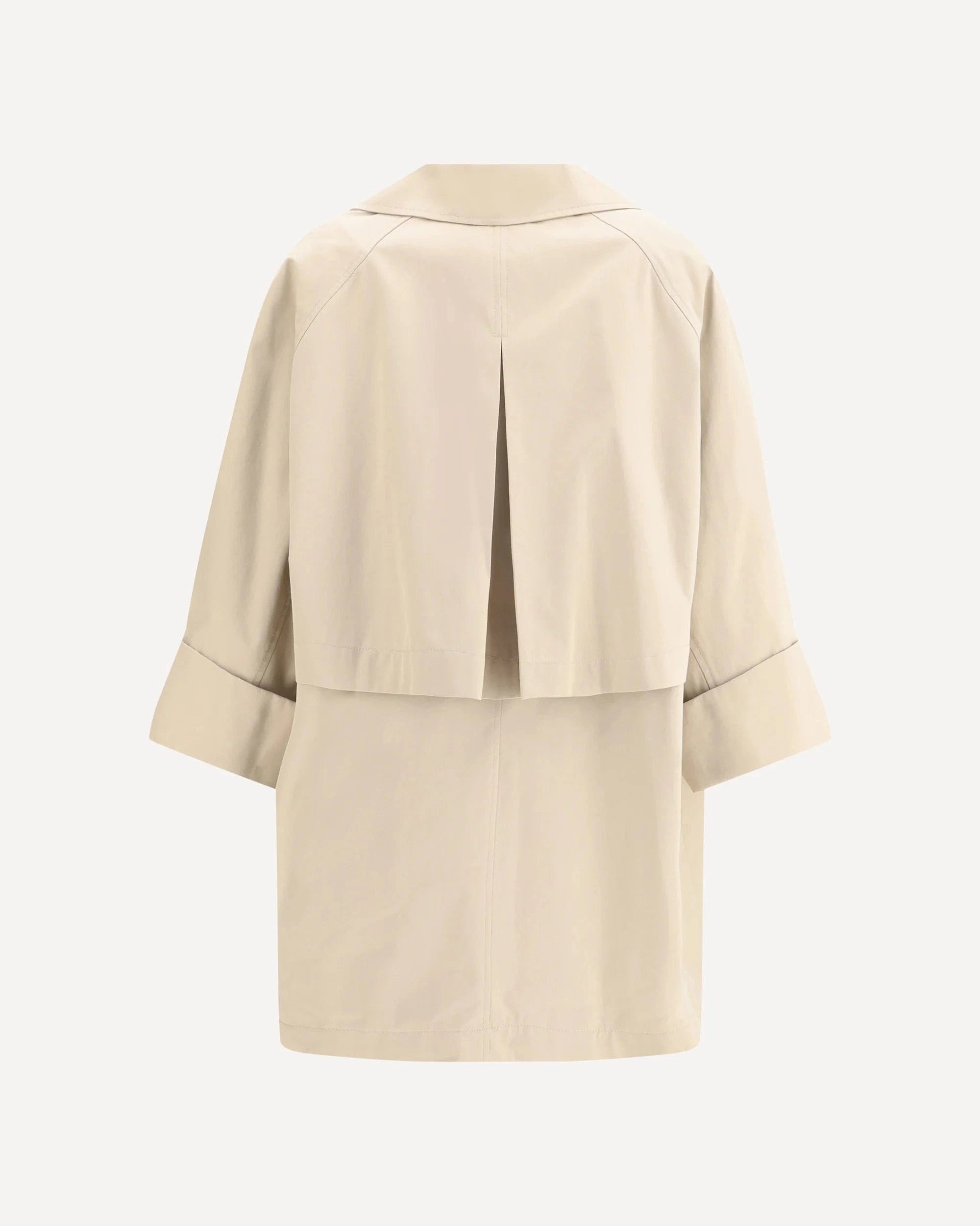 Brunello Cucinelli Double-Breasted Cotton-Blend Coat