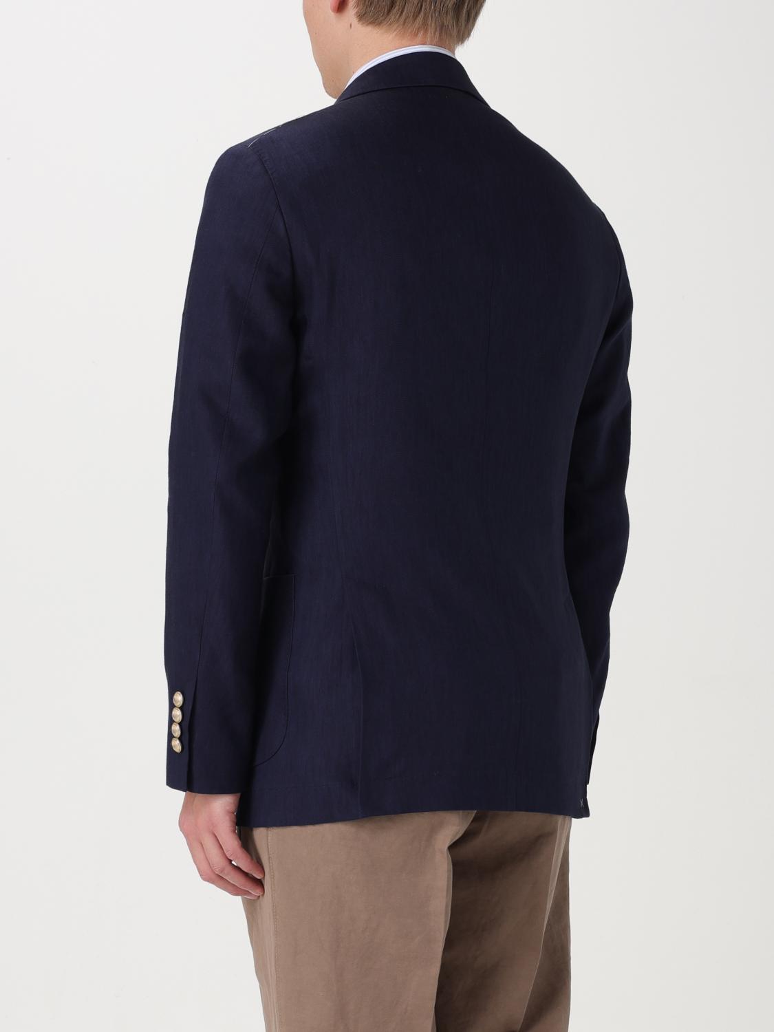 Brunello Cucinelli Double-Breasted Linen-Wool Blend Blazer