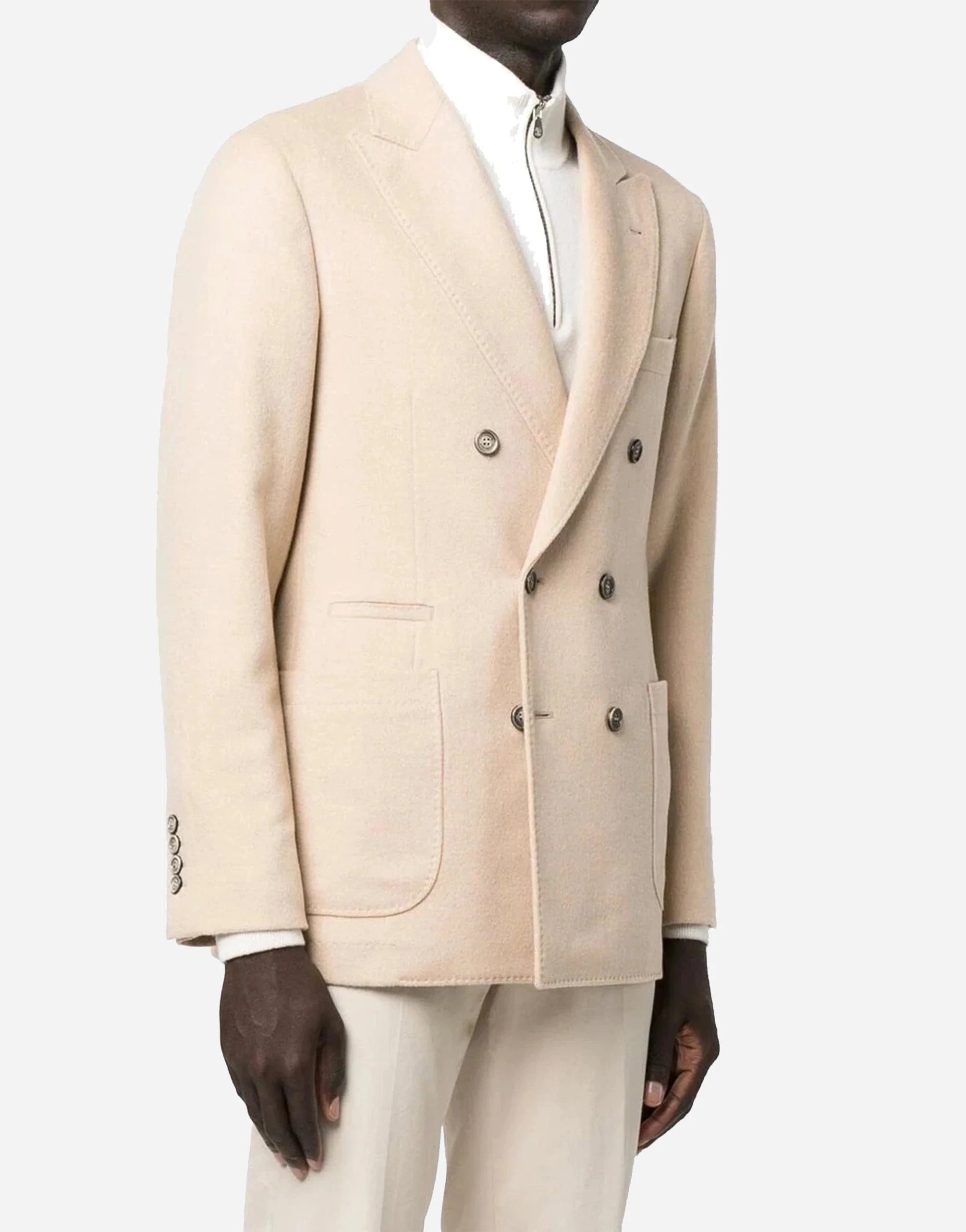 Brunello Cucinelli Double-Breasted Tailored Blazer