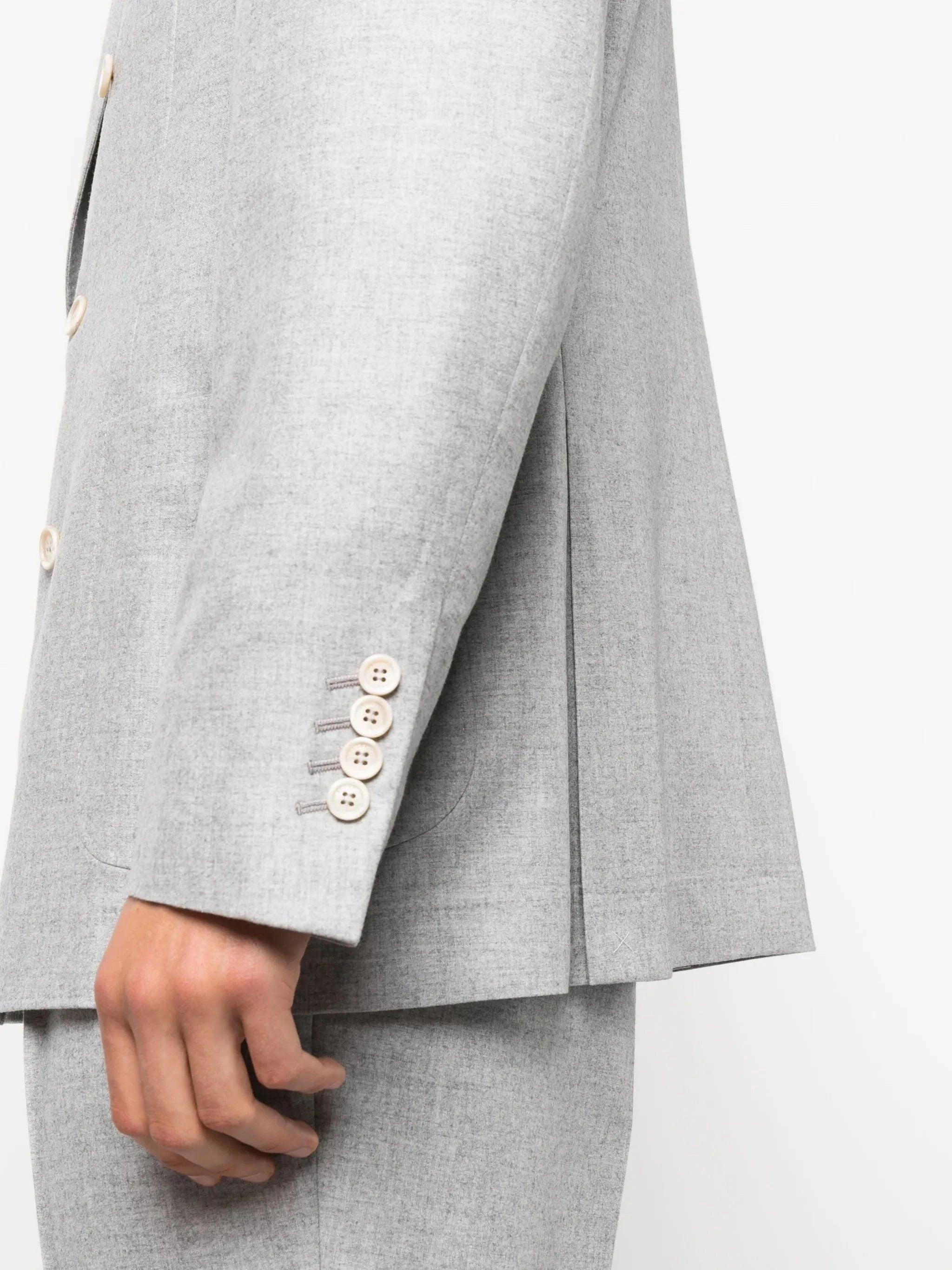 Brunello Cucinelli Double-Breasted Wool Blazer