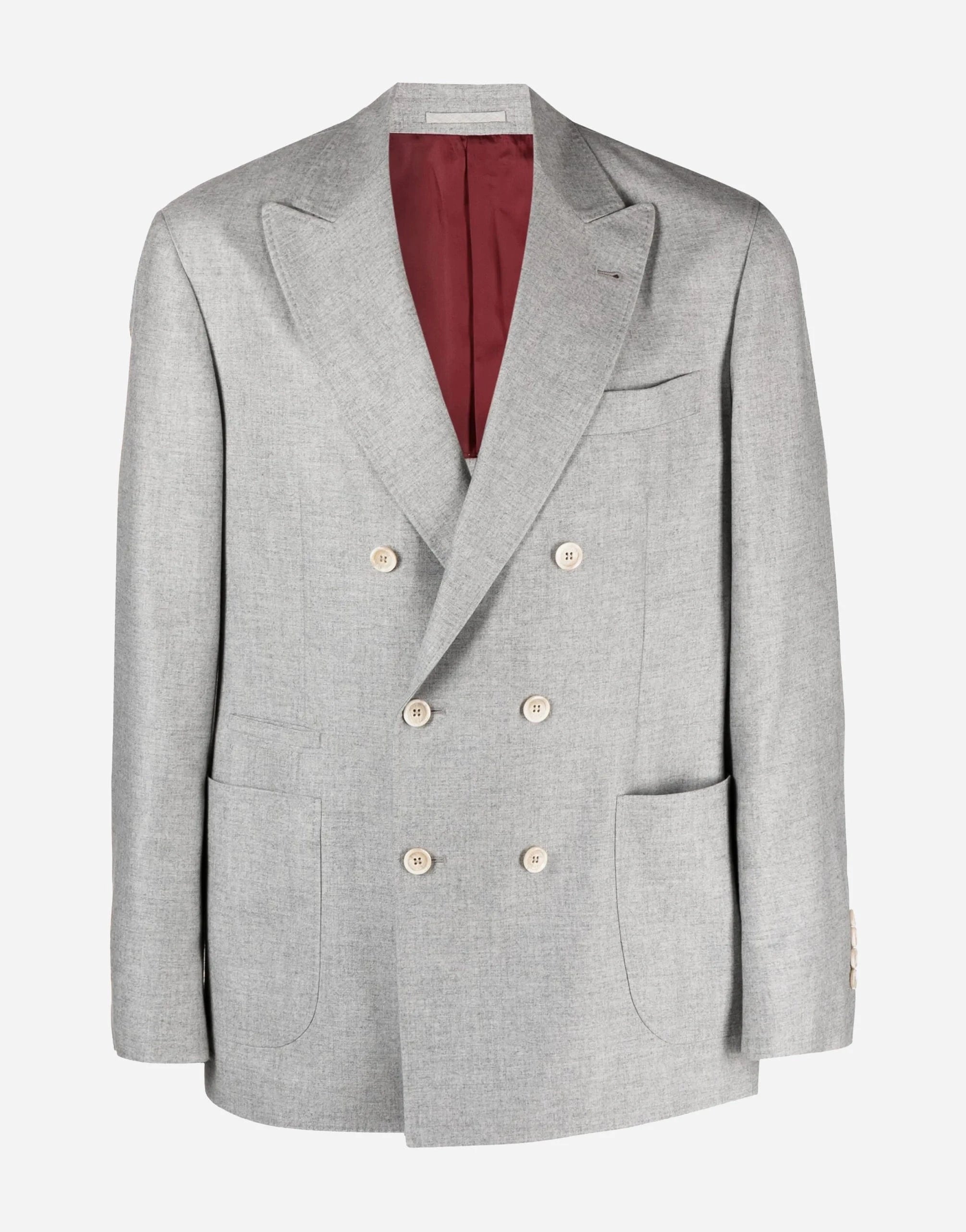 Brunello Cucinelli Double-Breasted Wool Blazer