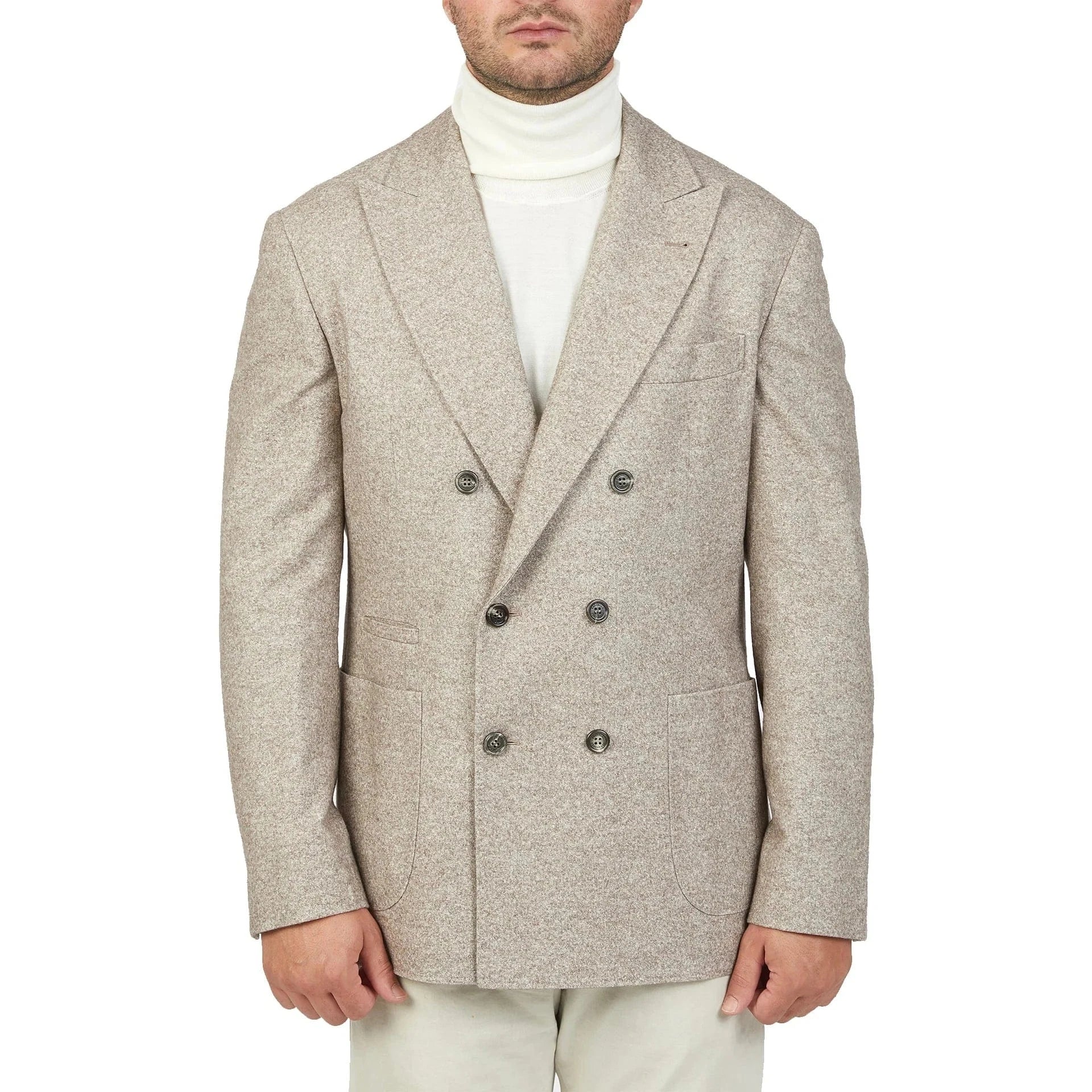 Brunello Cucinelli Double-Breasted Wool Jacket