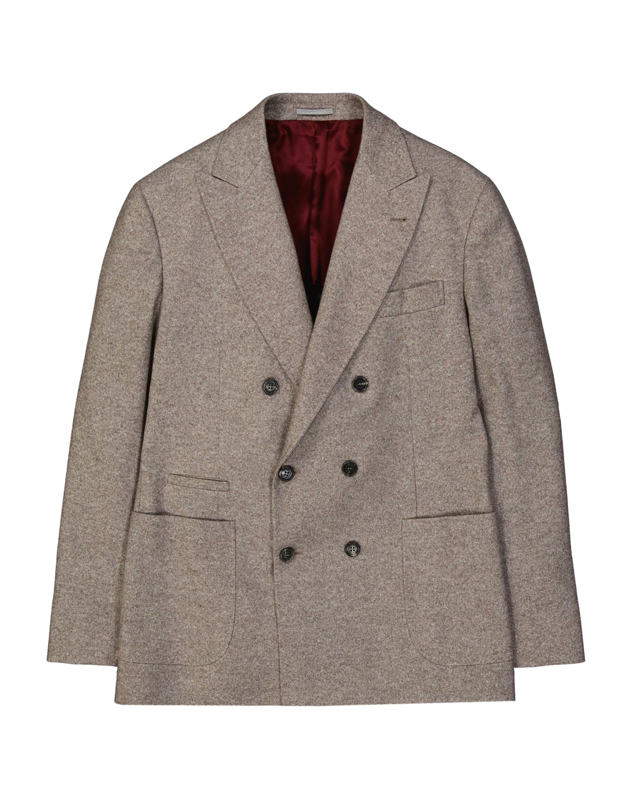 Brunello Cucinelli Double-Breasted Wool Jacket