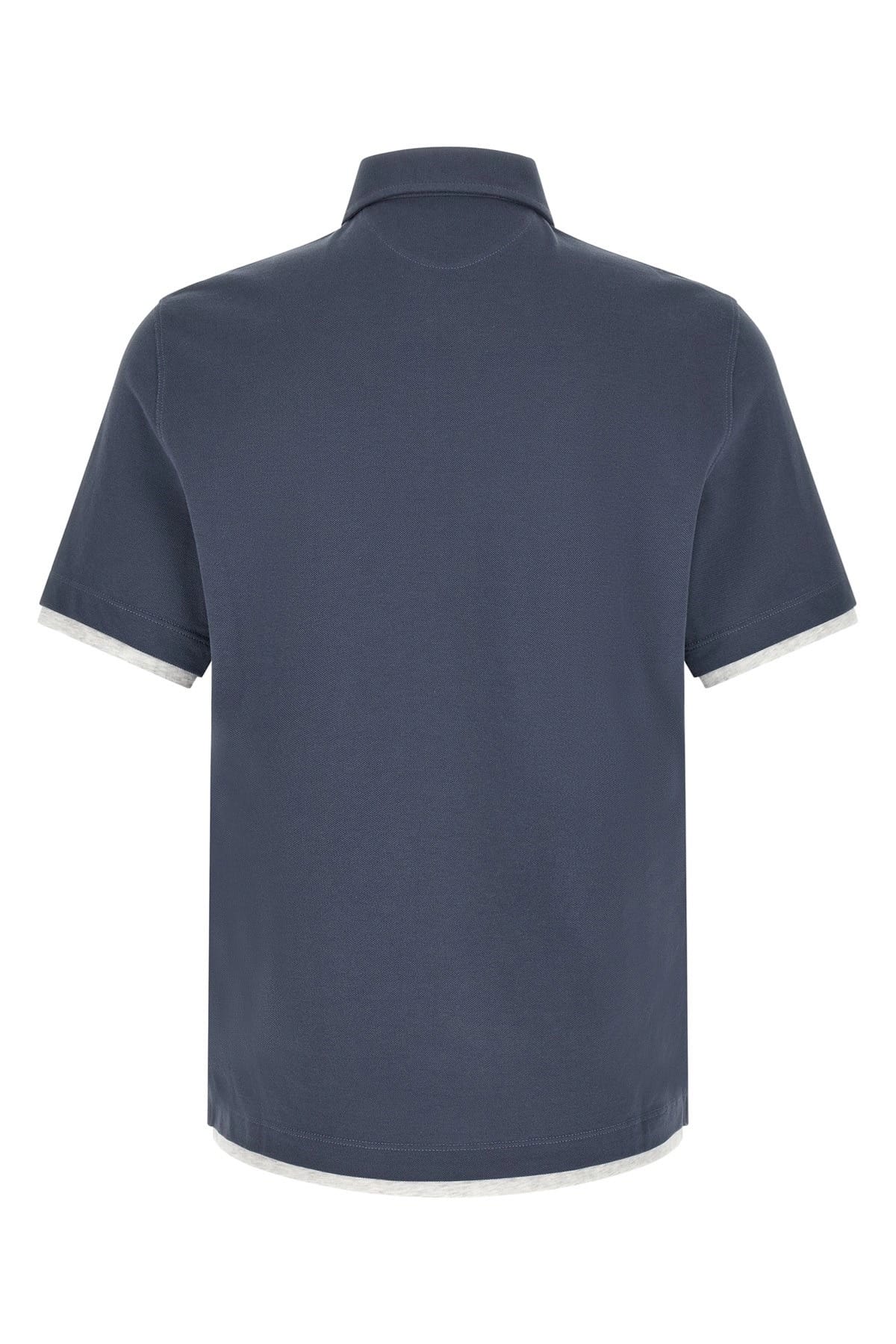 Brunello Cucinelli Double Layer Polo Shirt - alternate view