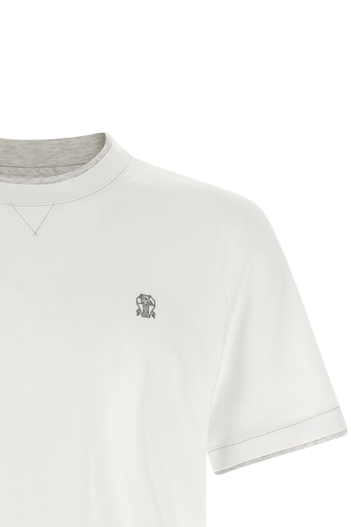 Brunello Cucinelli Brunello Cucinelli Double Layer T-Shirt