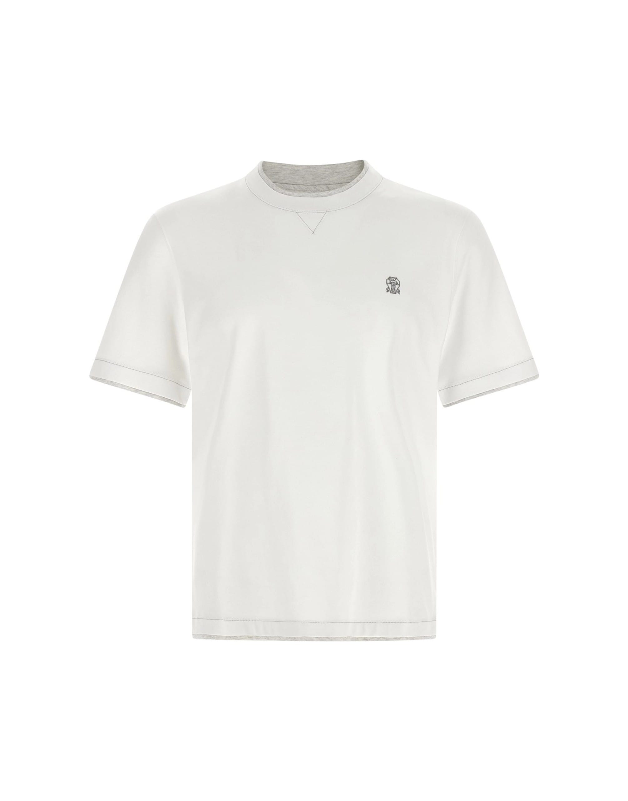 Brunello Cucinelli Brunello Cucinelli Double Layer T-Shirt