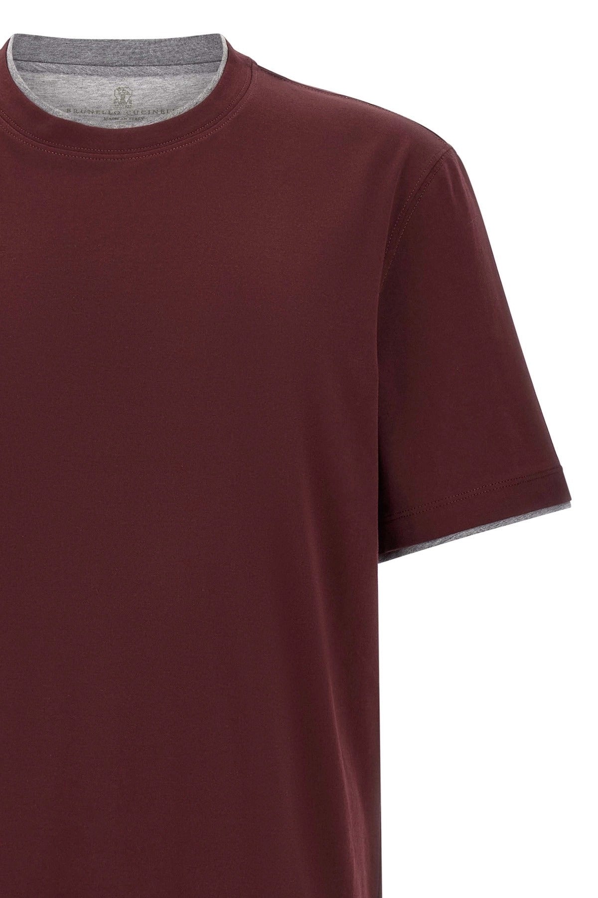 Brunello Cucinelli Double Layer T-Shirt