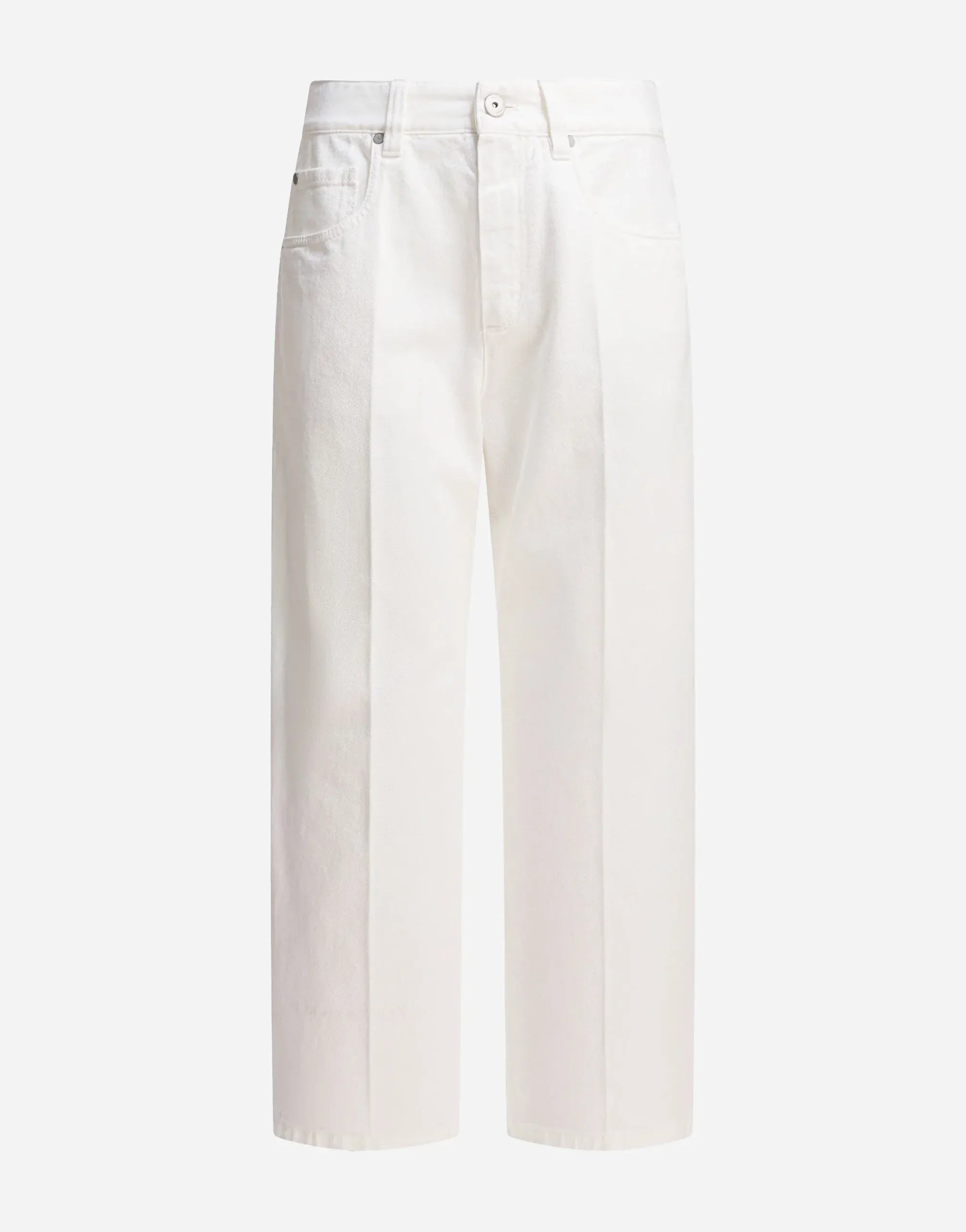 Brunello Cucinelli Dyed Denim Contemporary Square Monili Jeans