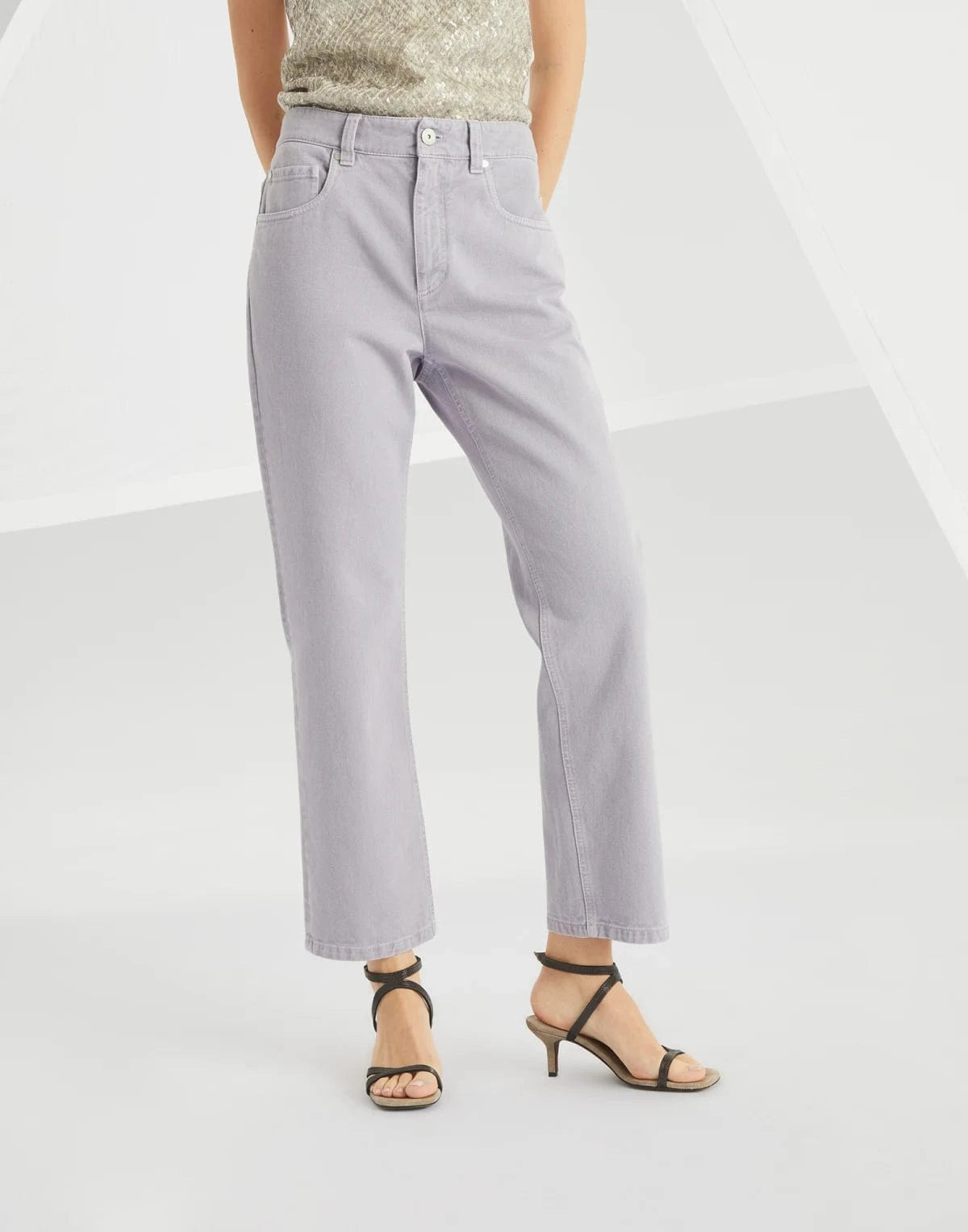 Brunello Cucinelli Dyed Denim Retro Loose Jeans