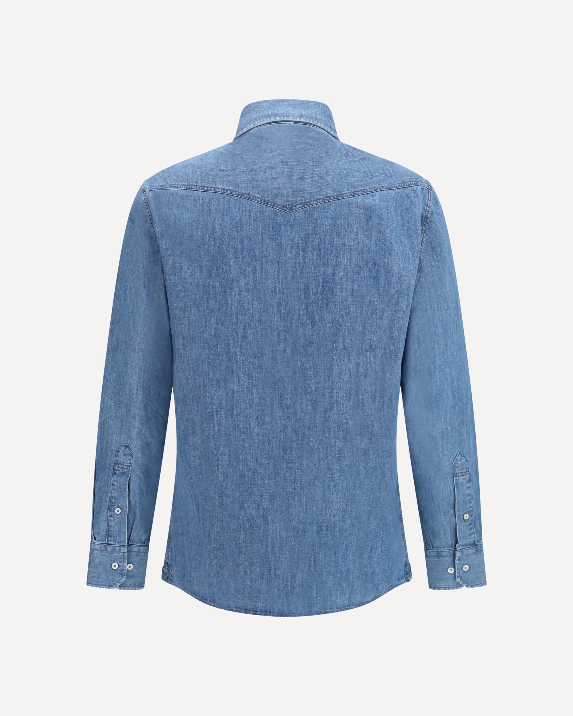 Brunello Cucinelli Easy Fit Denim Shirt - alternate view