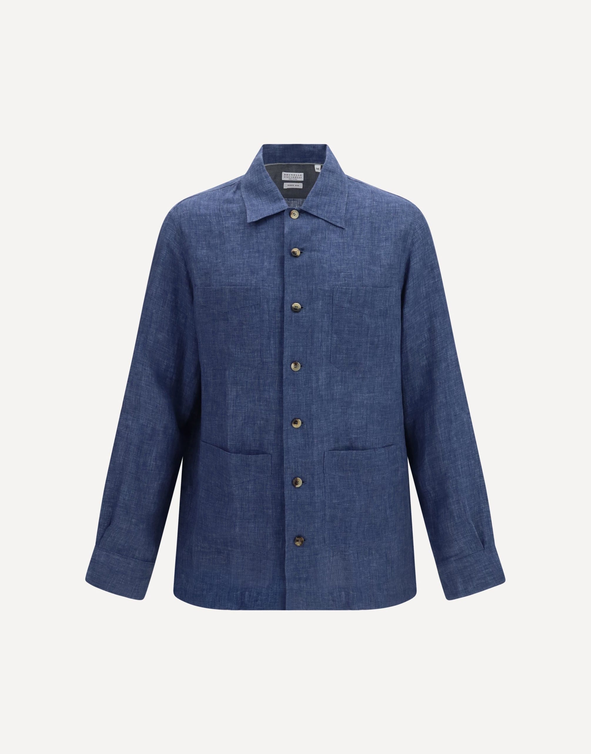 Brunello Cucinelli Easy Fit Linen Shirt