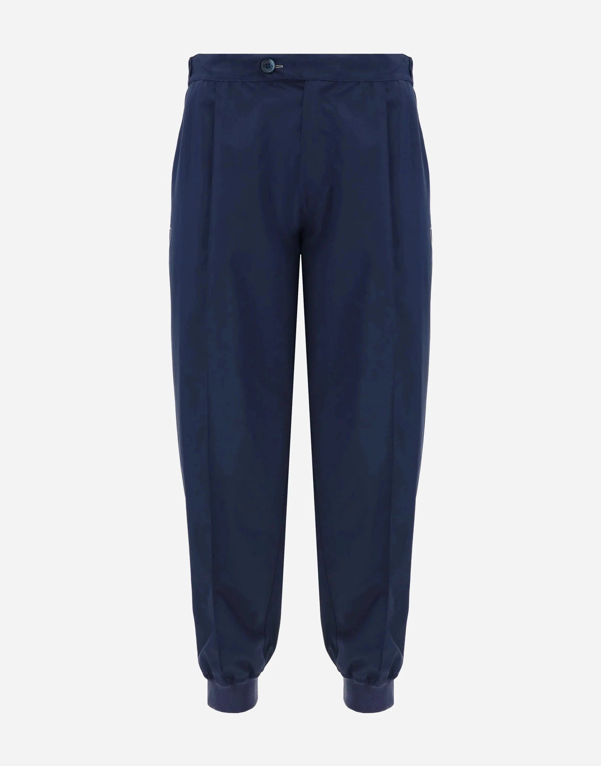 Brunello Cucinelli Elasticized Waistband Monochrome Trousers