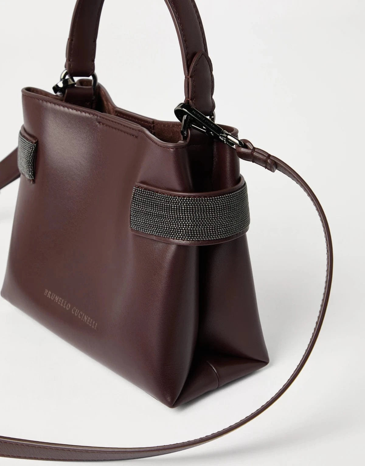 Brunello Cucinelli Essence Small Top-Handle Bag