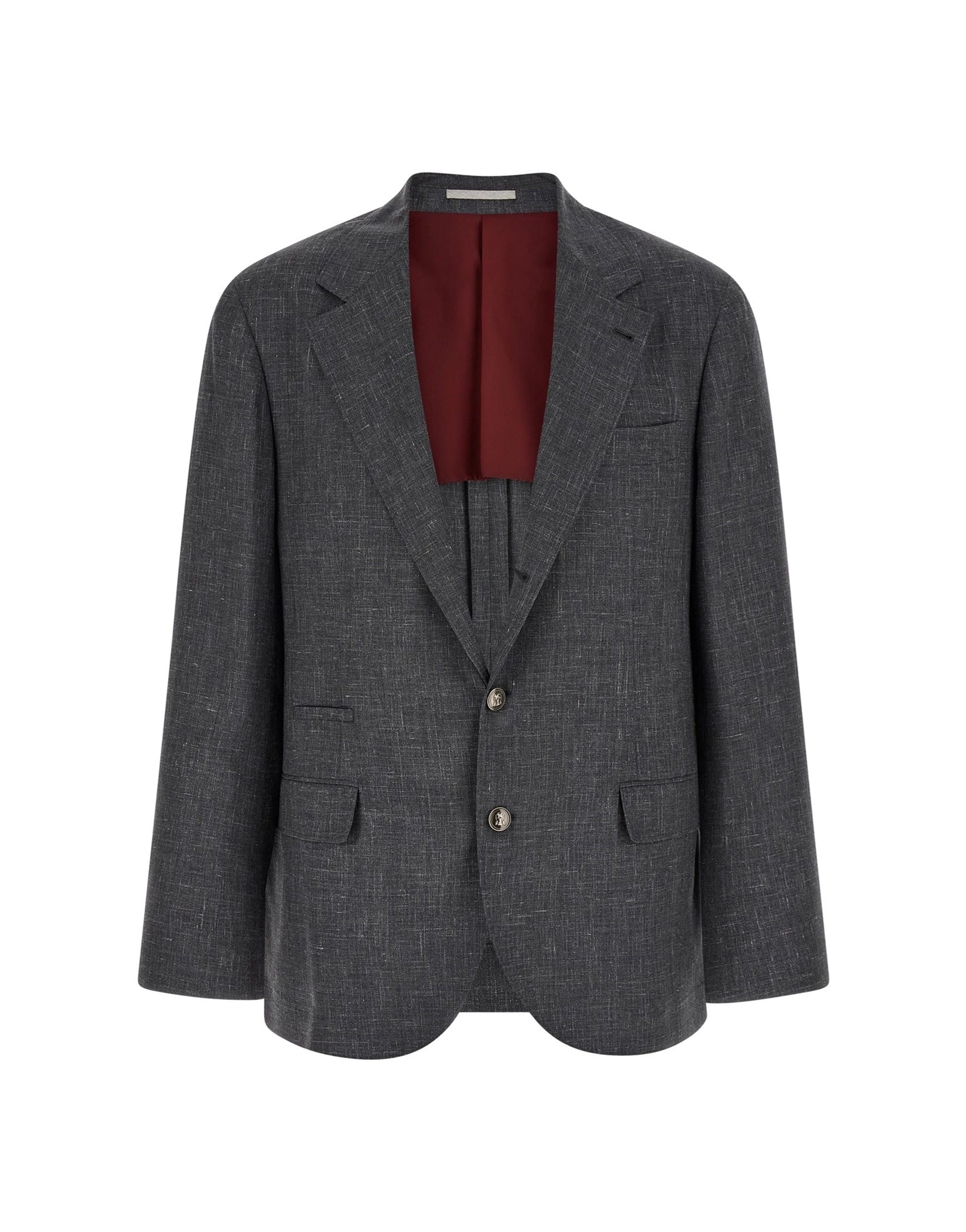 Brunello Cucinelli Brunello Cucinelli Flamed Canvas Blazer