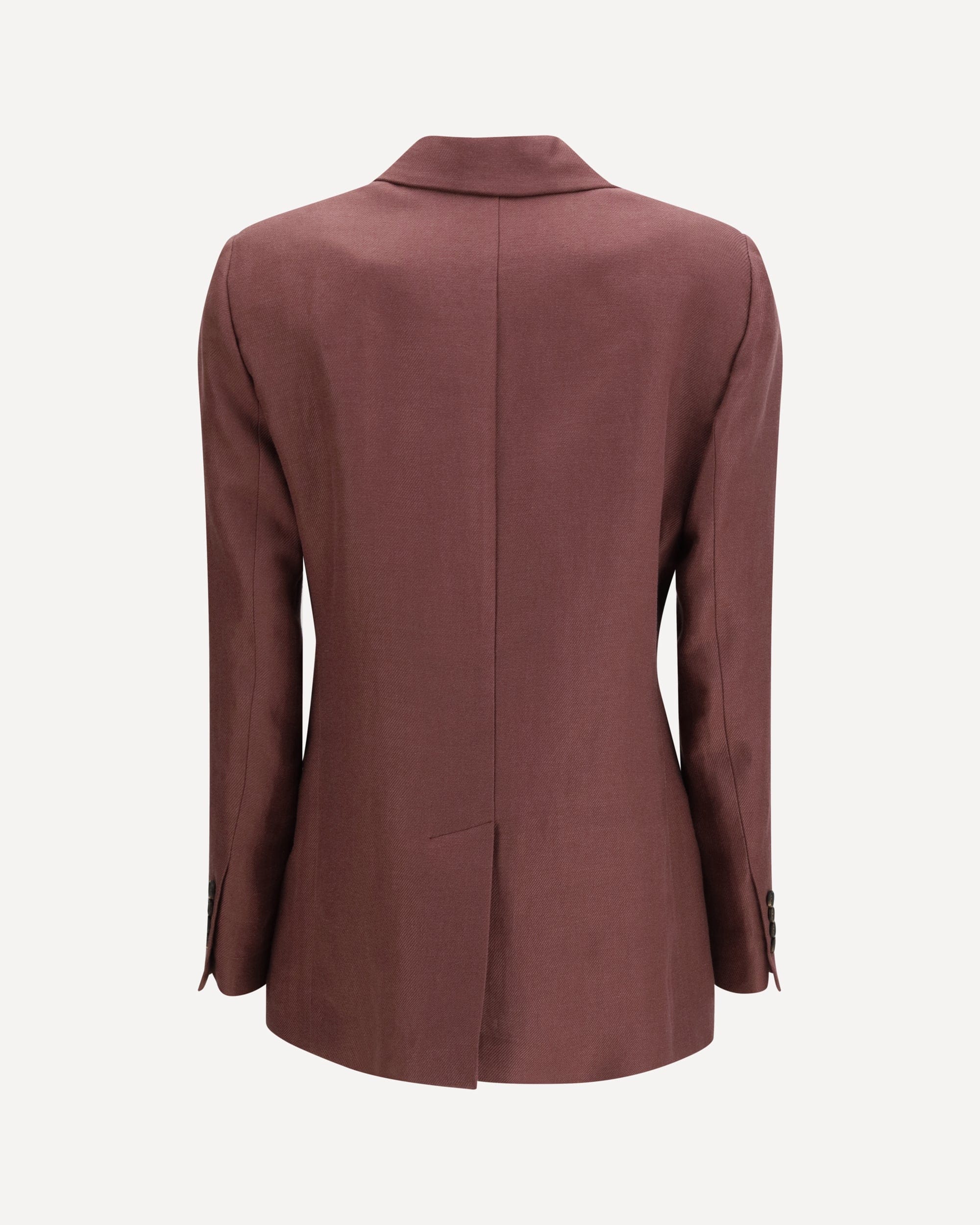 Fließende Twilljacke aus Viskose und Leinen mit Monili-Details - alternate view