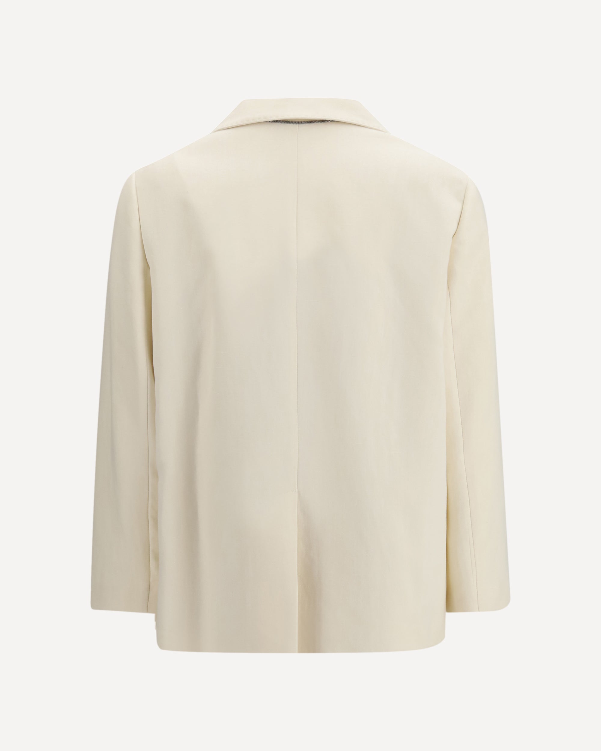 Brunello Cucinelli Fluid Twill Jacket With Monile - alternate view