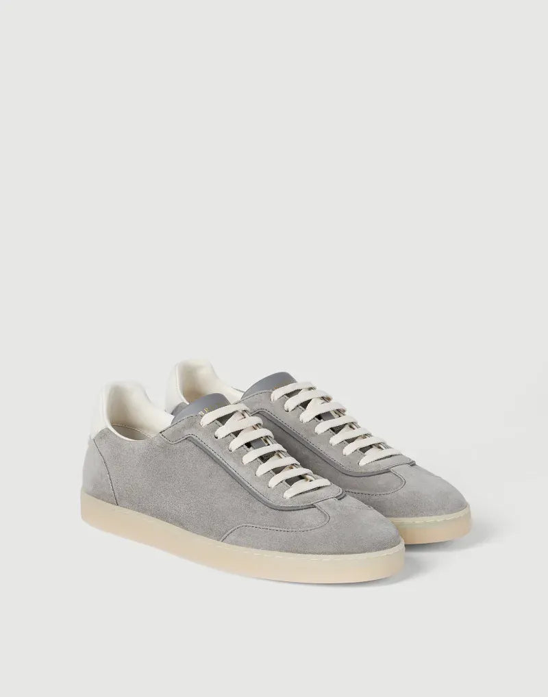 Brunello Cucinelli Fog Suede Sneakers