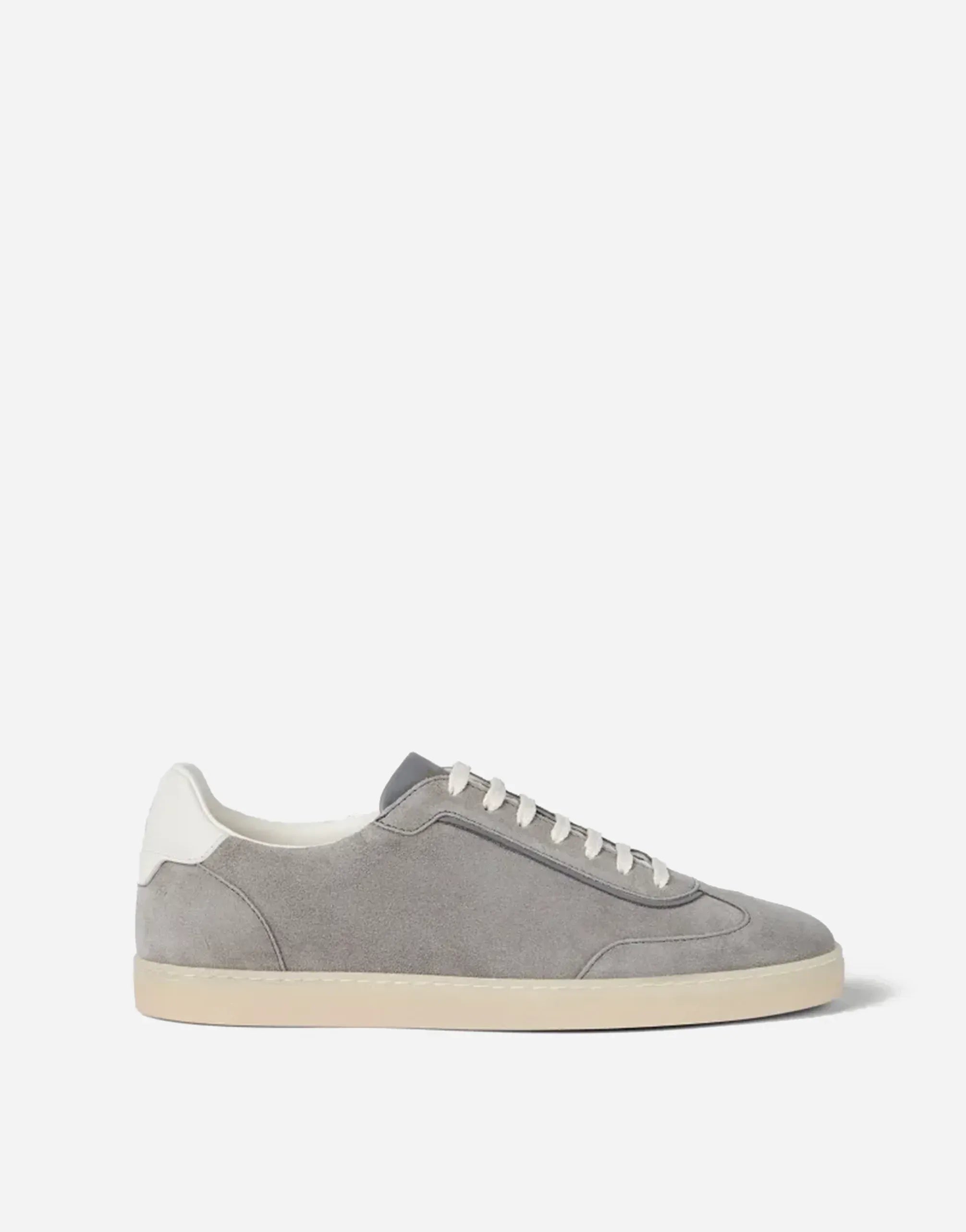 Brunello Cucinelli Fog Suede Sneakers