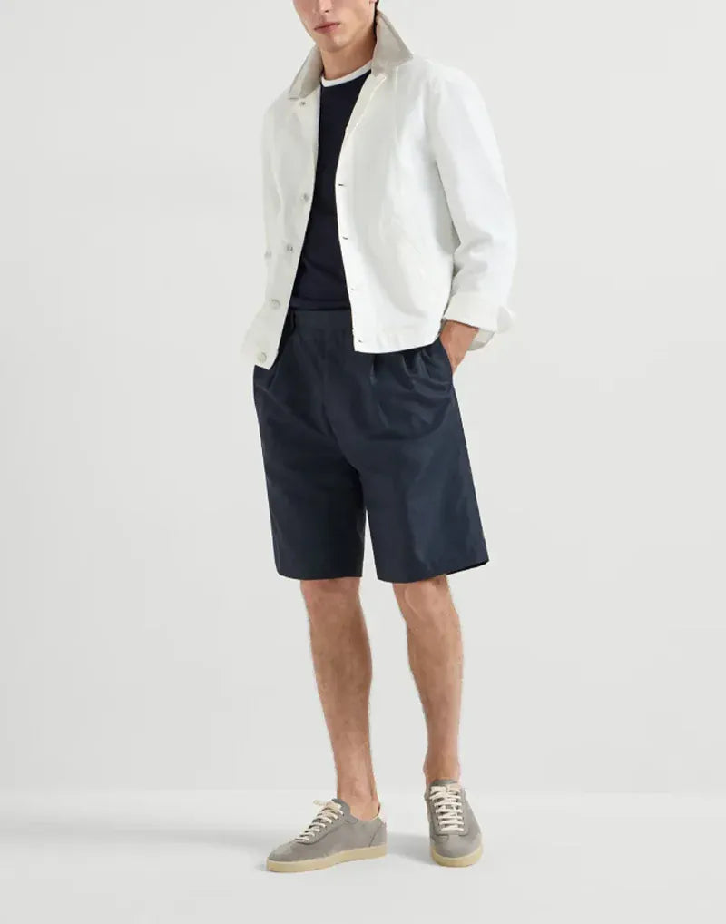 Brunello Cucinelli Fog Suede Sneakers