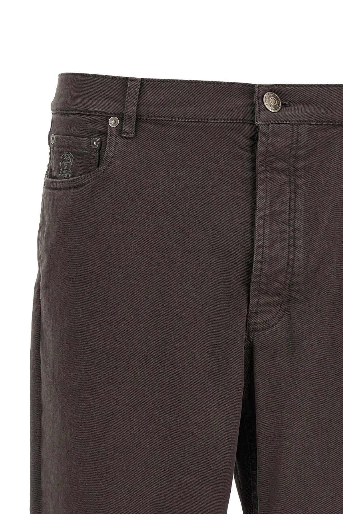 Brunello Cucinelli Garment-Dyed Denim Jeans