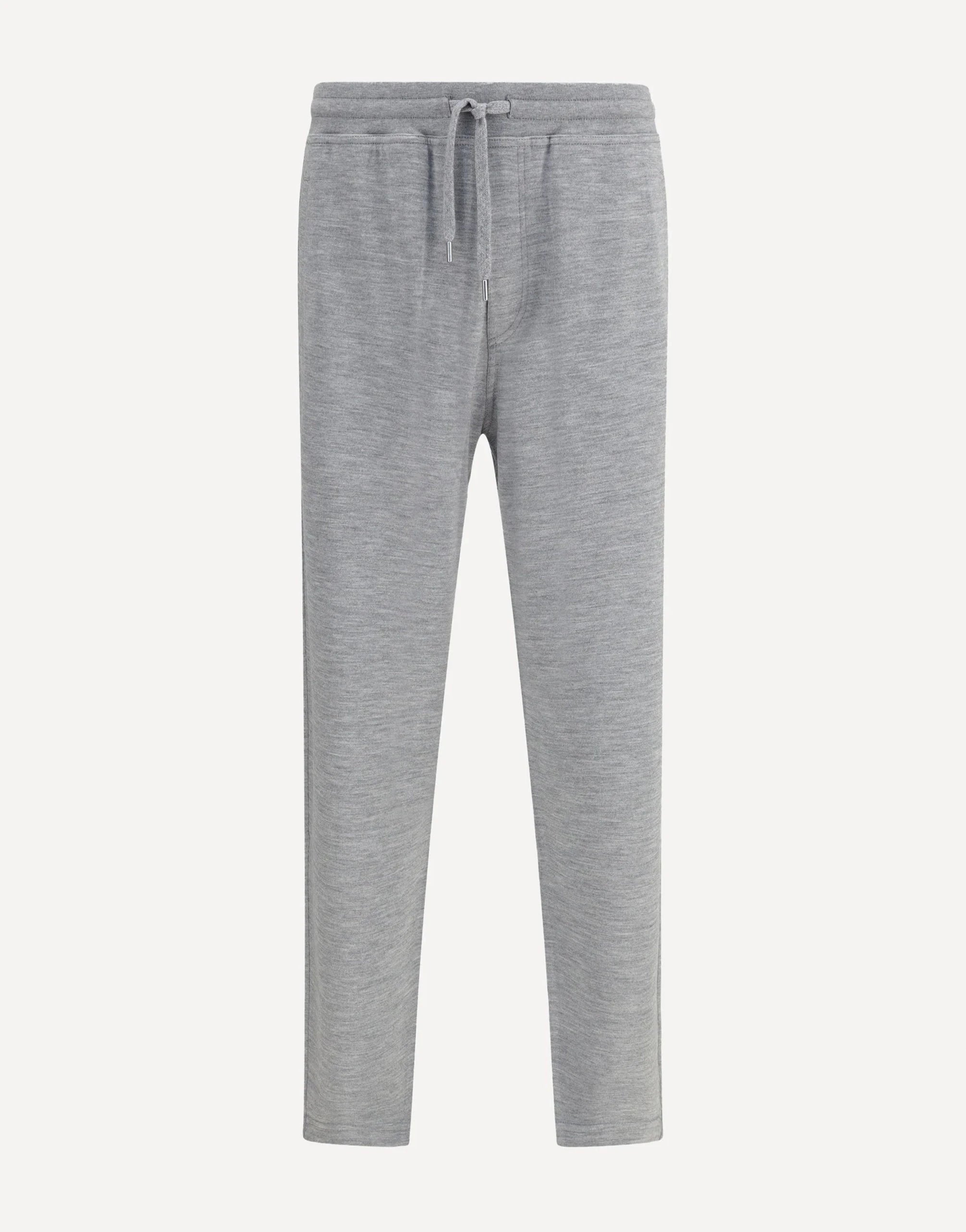 Brunello Cucinelli Grey Cashmere-Silk Blend Track Pants