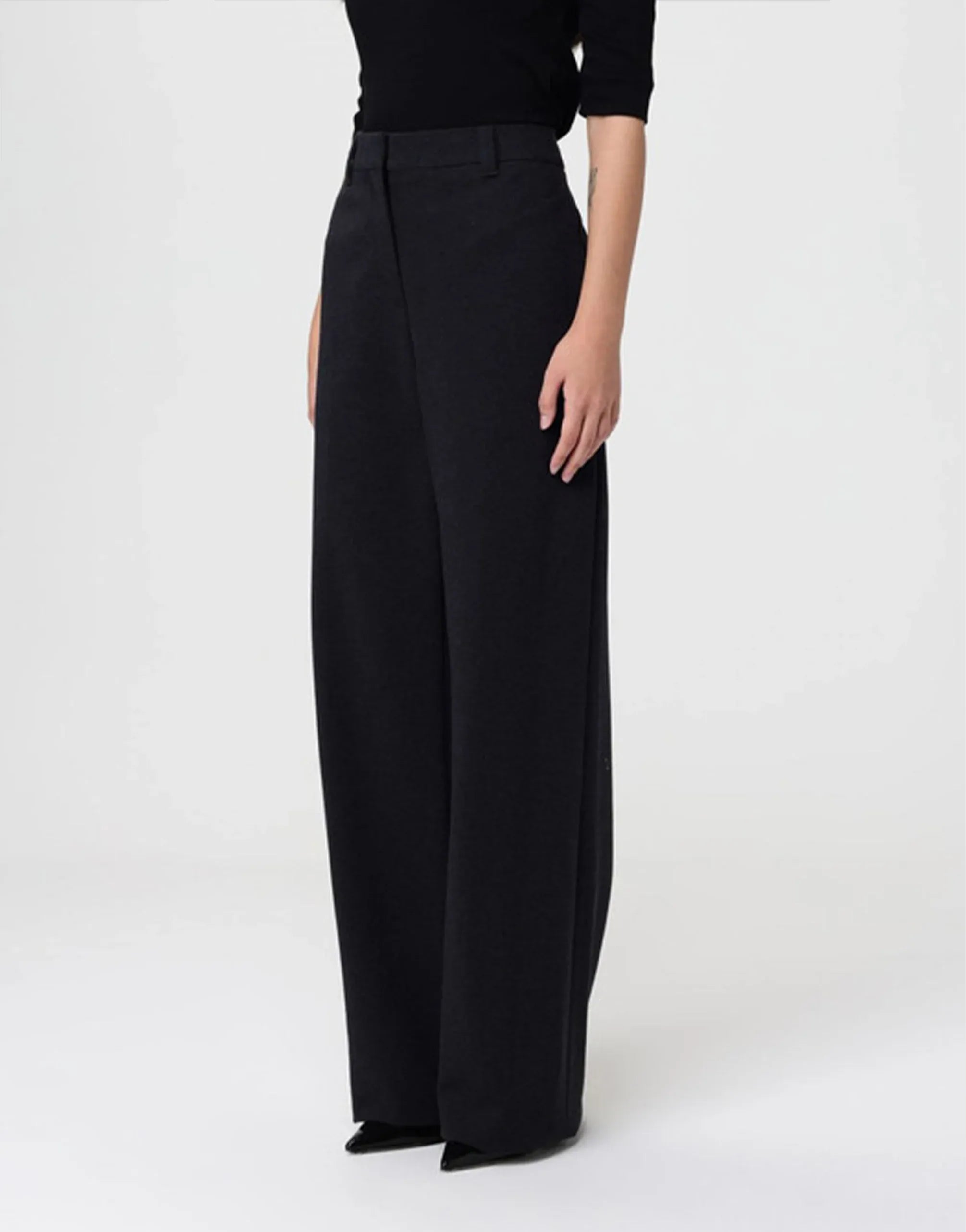 Brunello Cucinelli Grey Cotton Dress Pants