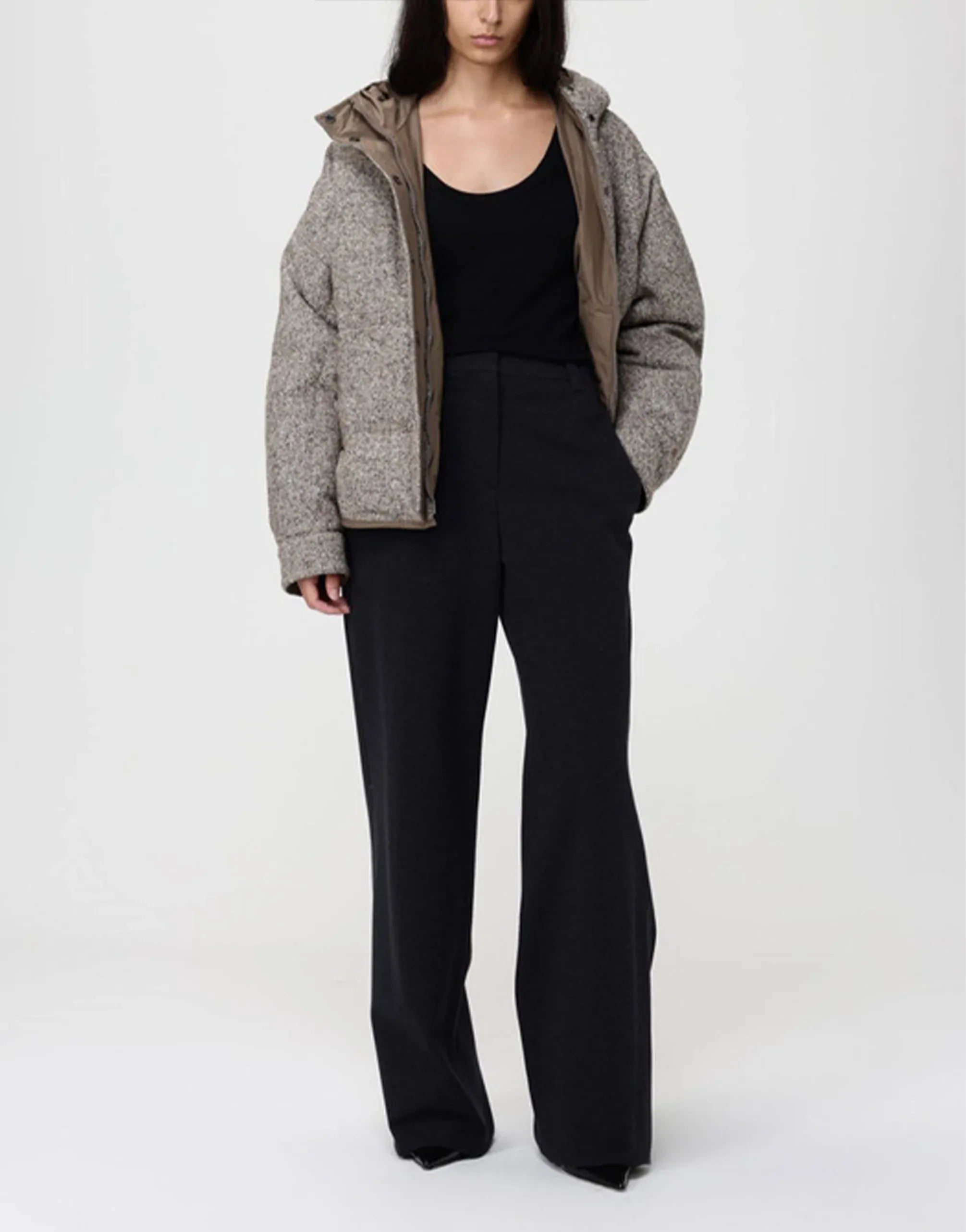 Brunello Cucinelli Grey Cotton Dress Pants