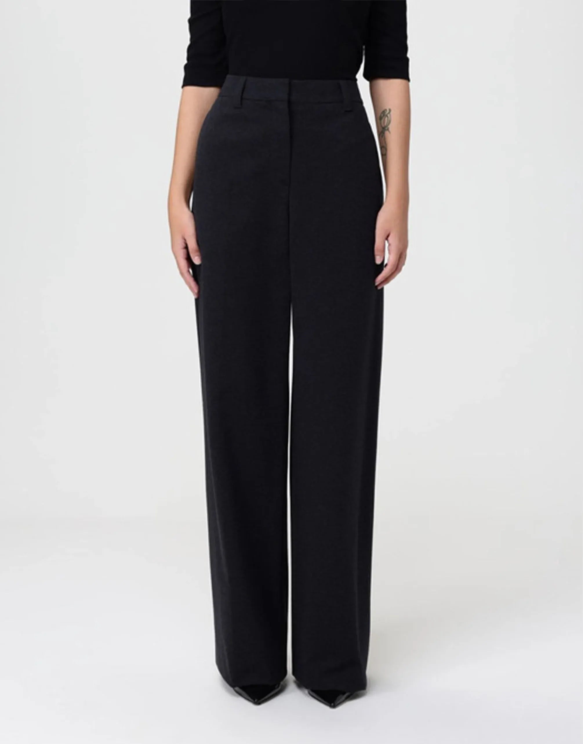 Brunello Cucinelli Grey Cotton Dress Pants