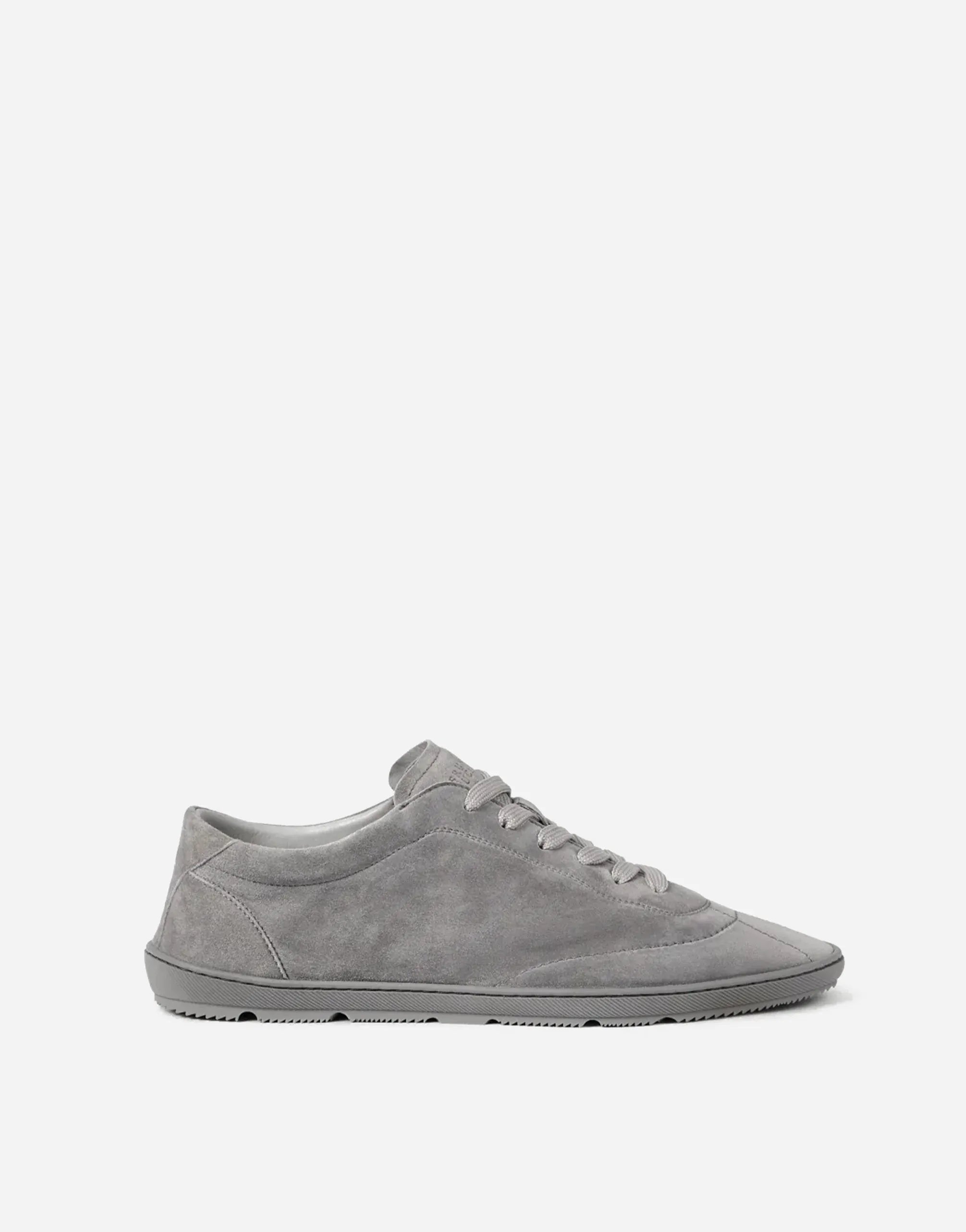 Brunello Cucinelli Grey Suede Sneakers