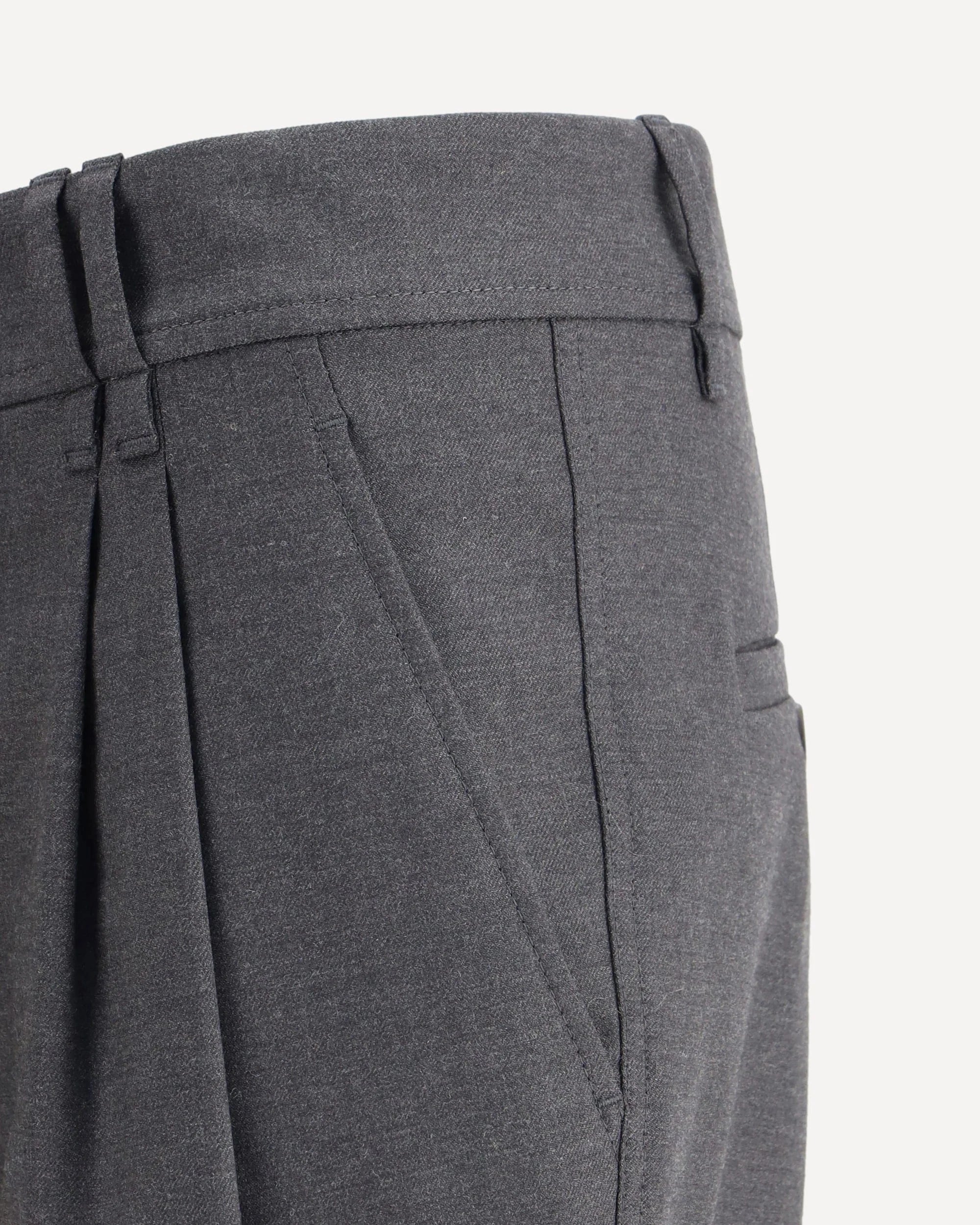 Brunello Cucinelli Grey Wool Trousers