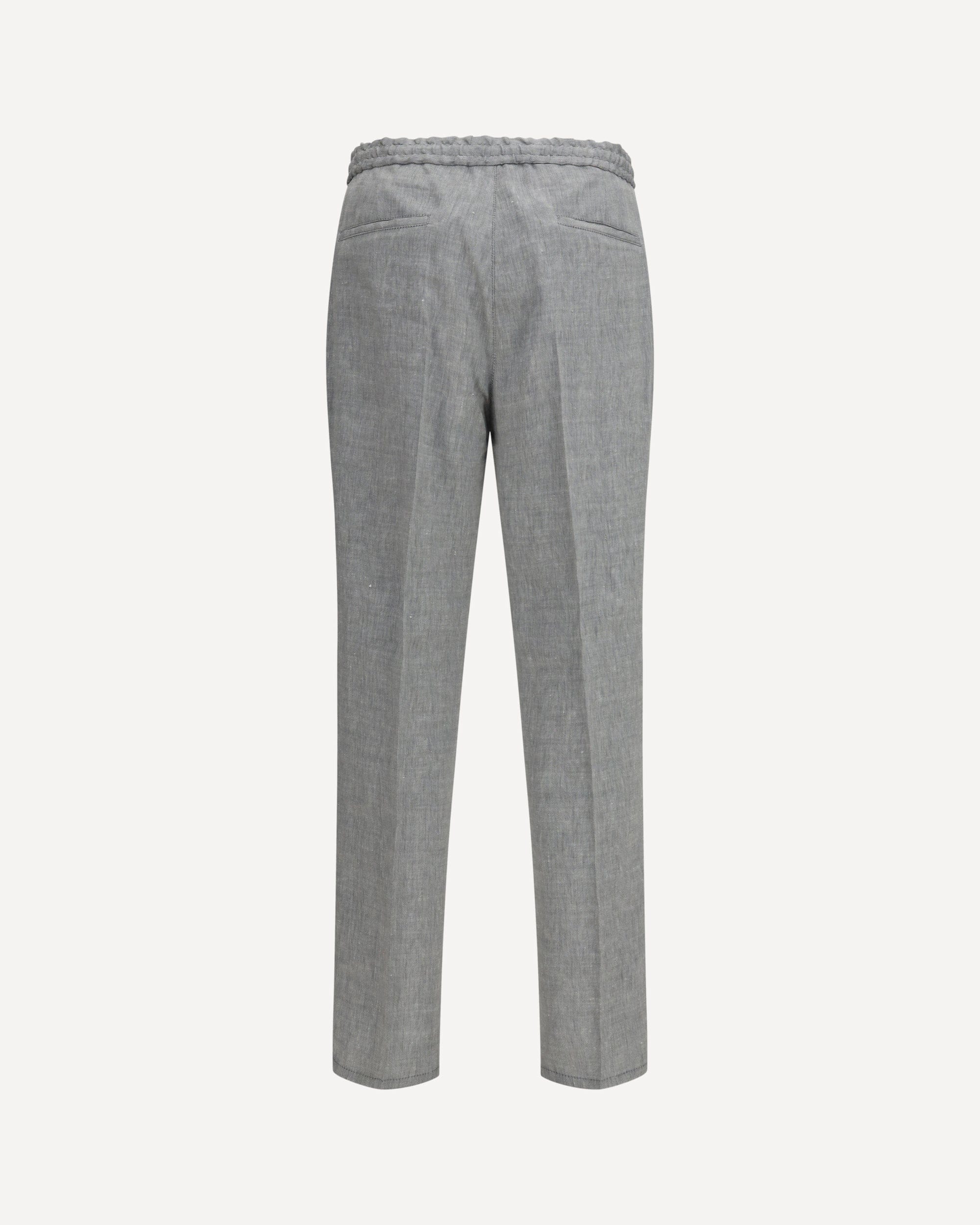 Herringbone Linen And Wool Pants - alternate view