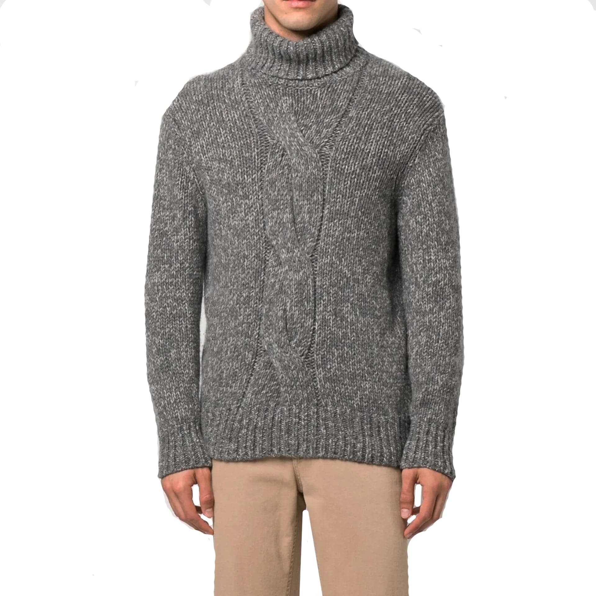 High Neck Cashmere Sweater - alternate view