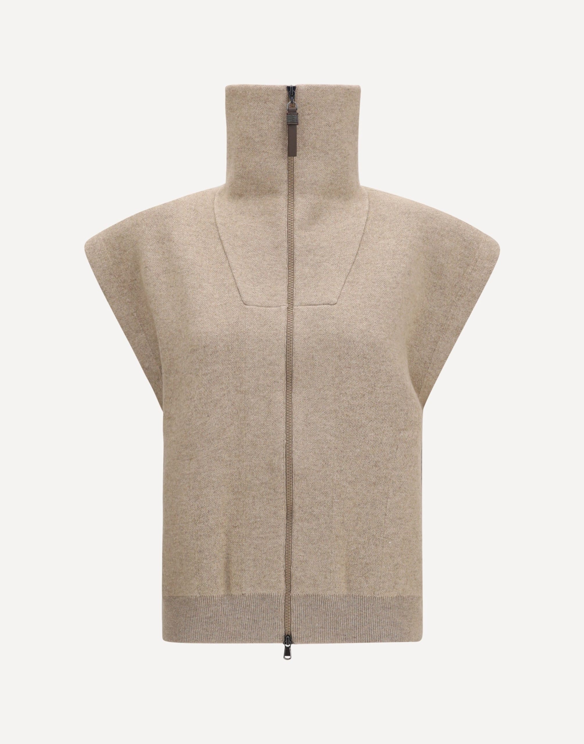 Brunello Cucinelli Brunello Cucinelli High-Neck Zip Cardigan