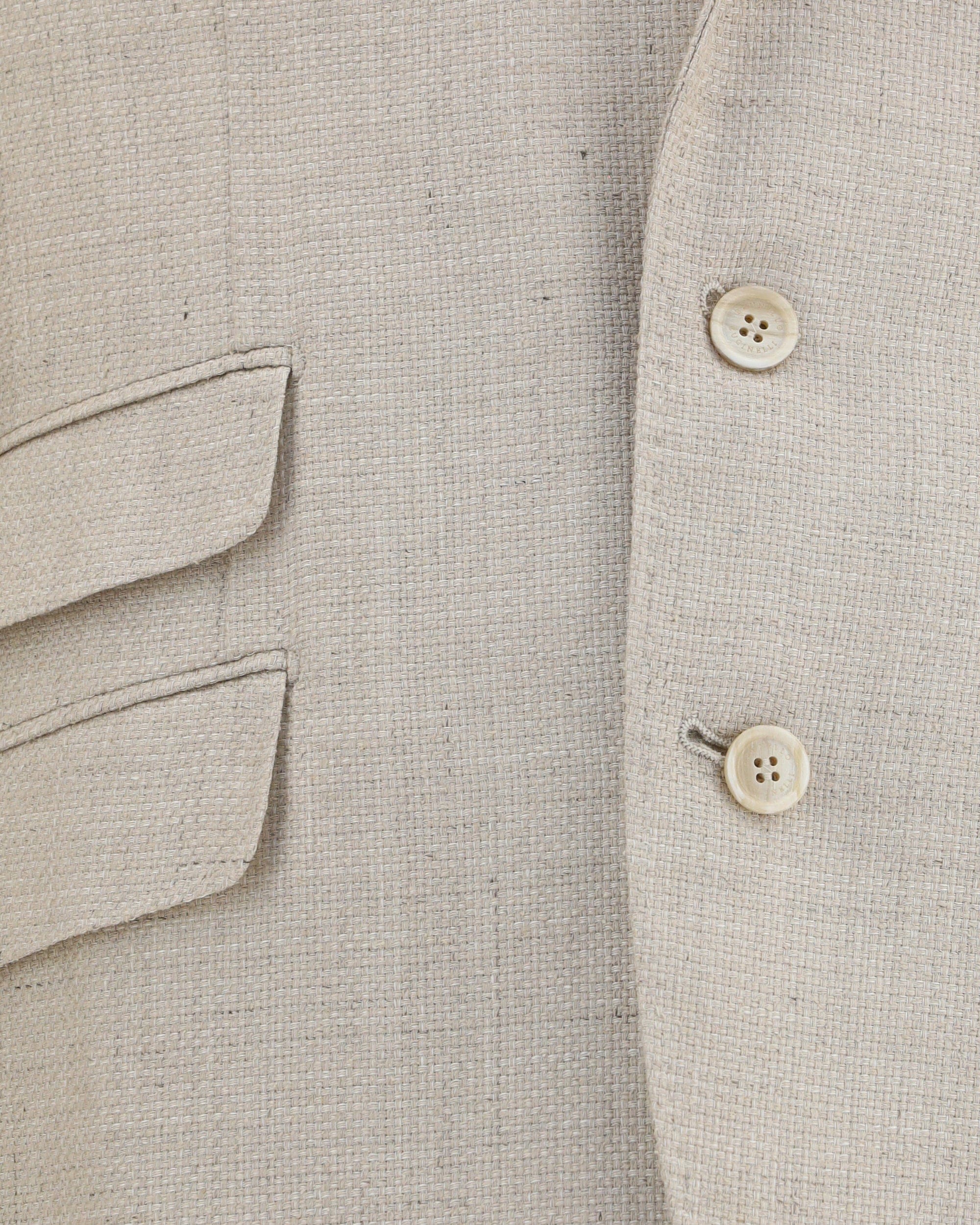 Brunello Cucinelli Brunello Cucinelli Hopsack Suit In Silk Linen Wool
