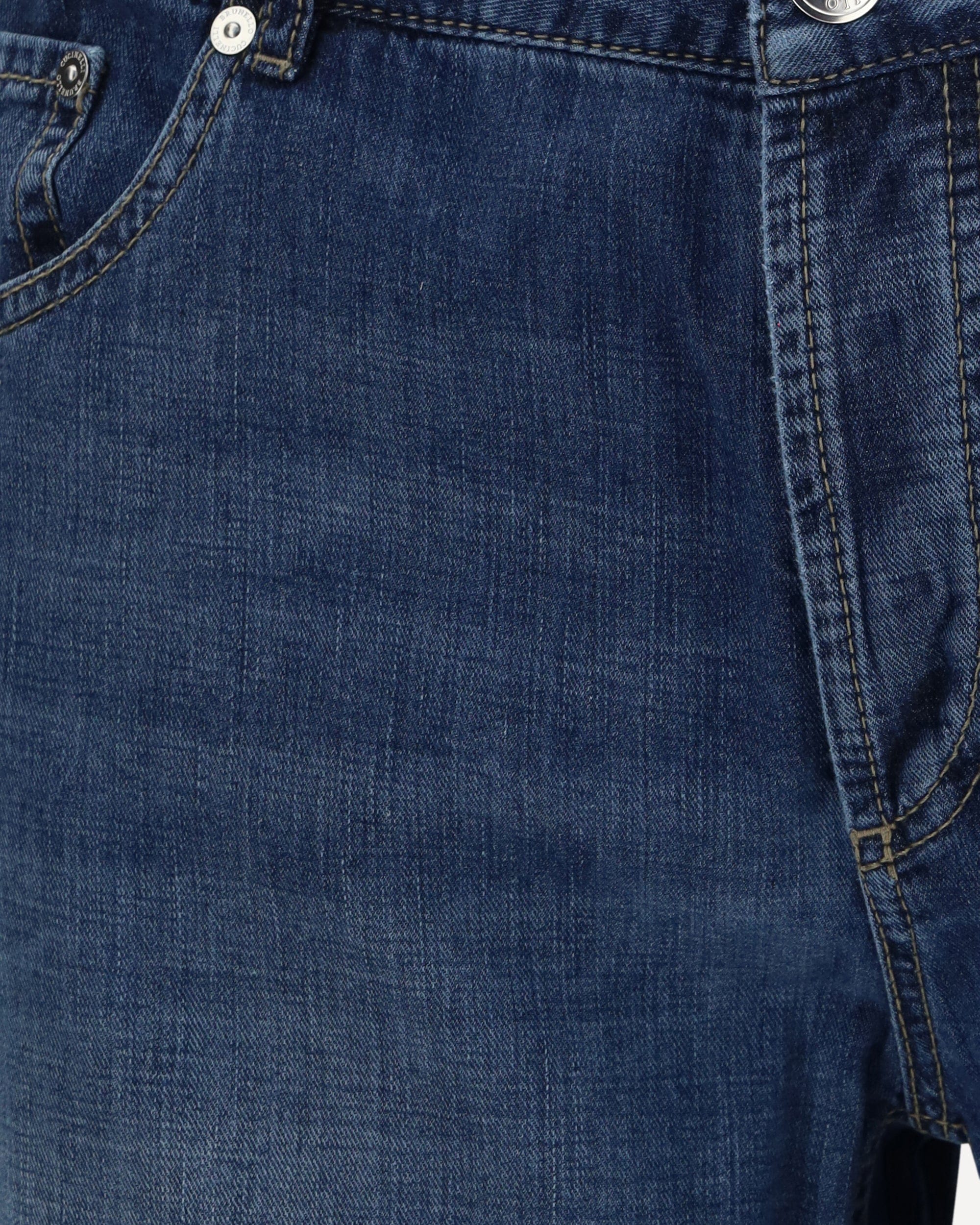 Brunello Cucinelli Jeans In Cotton With Distressed Effect