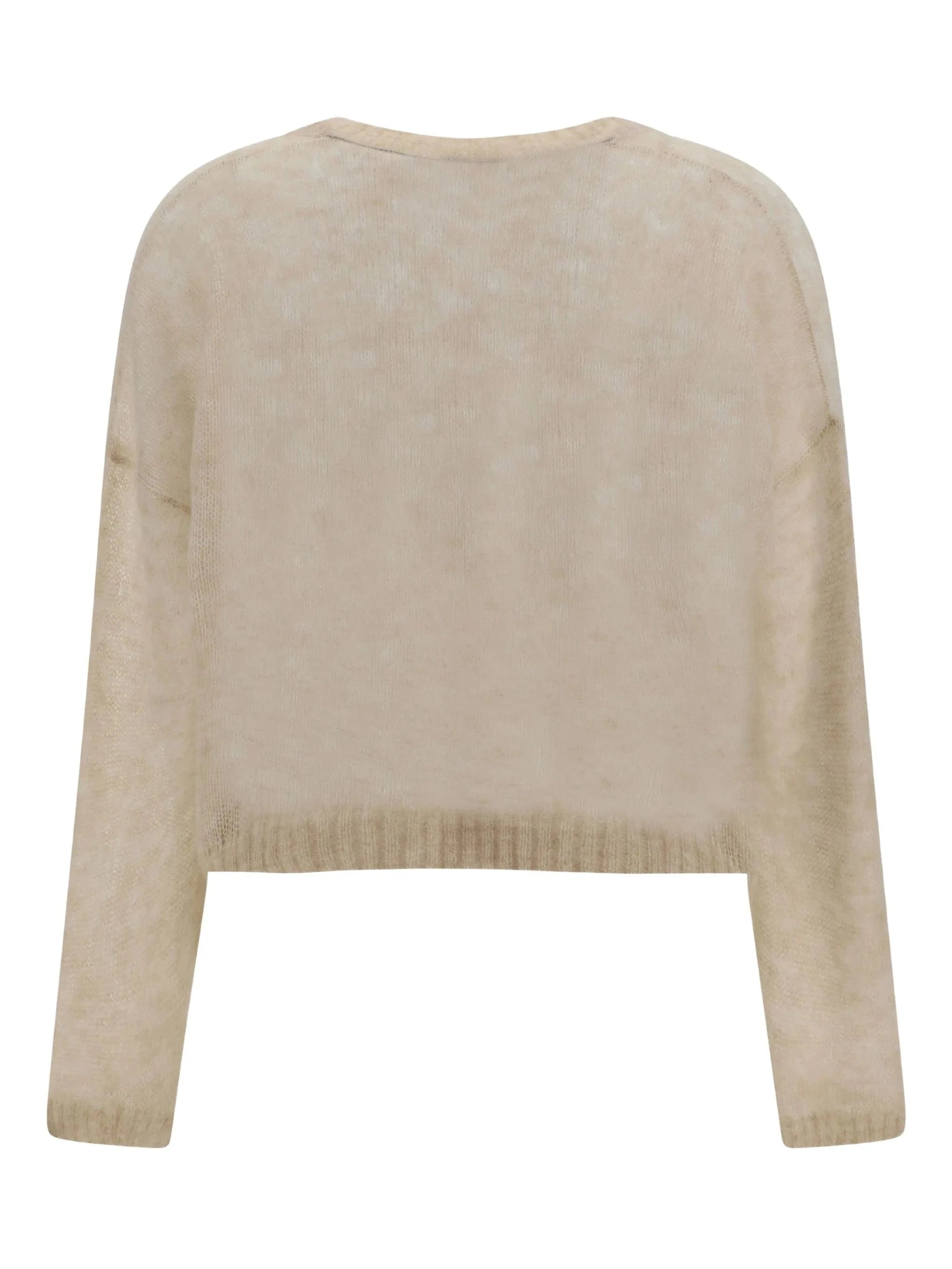Brunello Cucinelli Knitted Mohair V-Neck Sweater