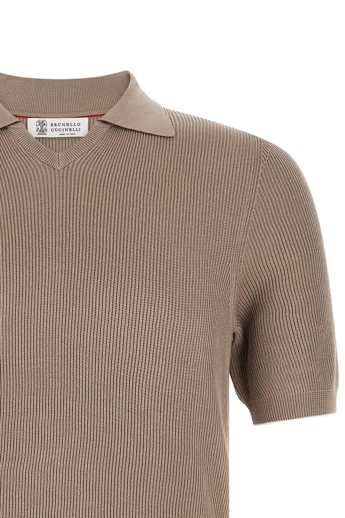 Brunello Cucinelli Brunello Cucinelli Knitted Polo Shirt