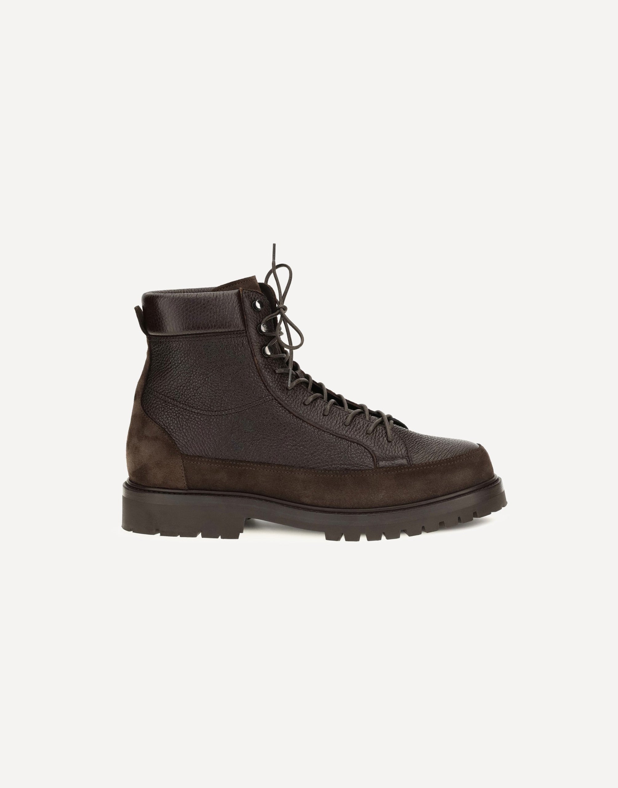 Brunello Cucinelli 레이스업 사슴가죽 앵클부츠