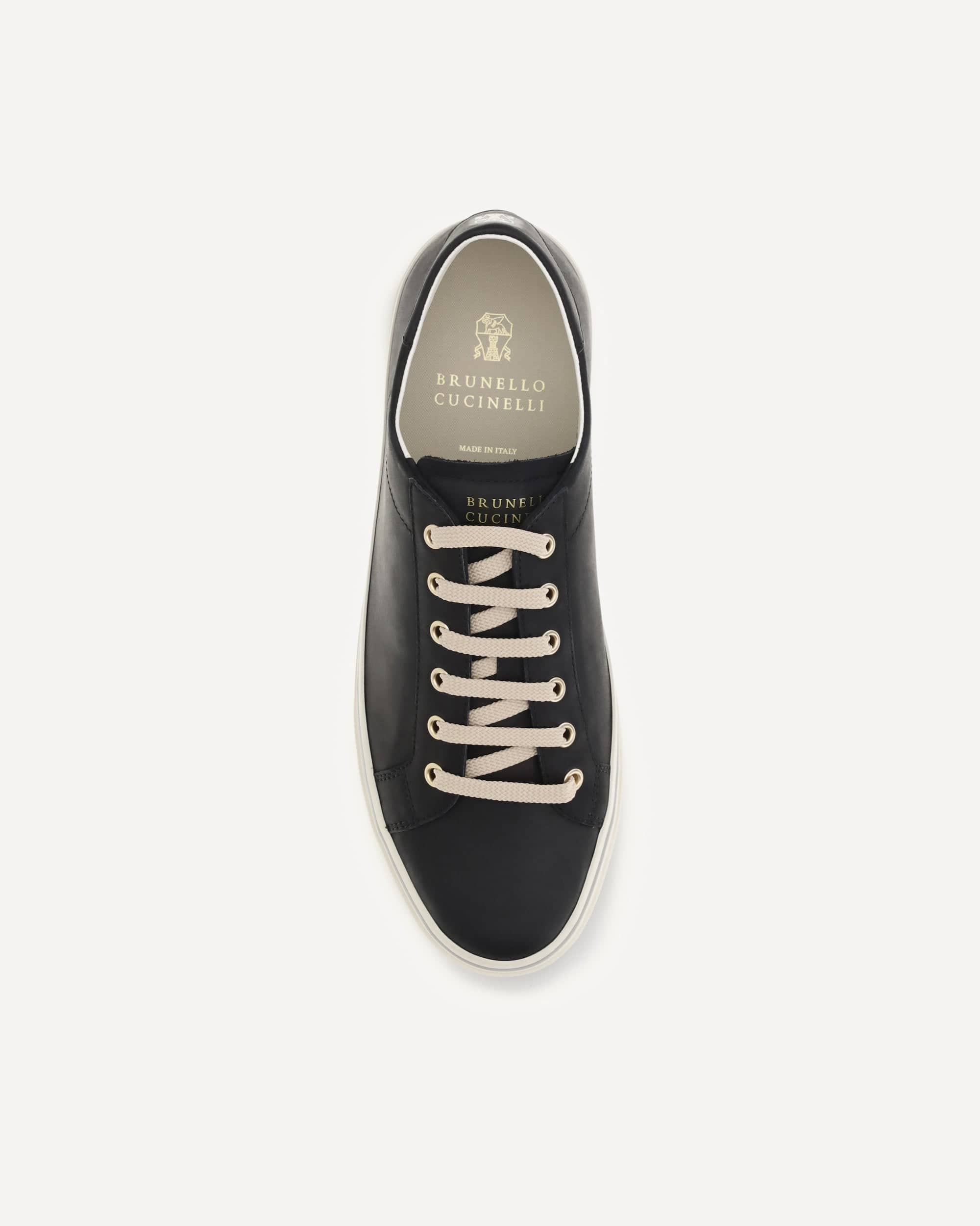 Brunello Cucinelli Lace-Up Sneakers With Metal Eyelets