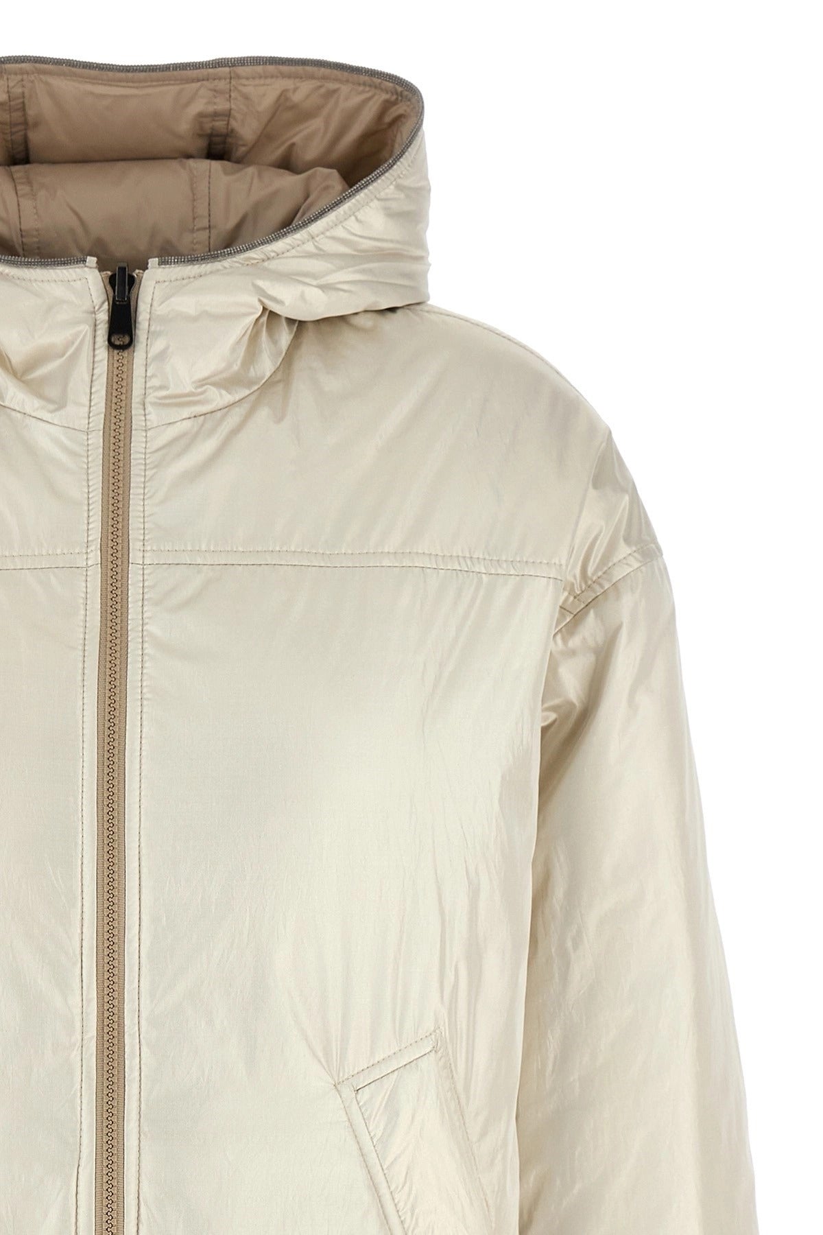 Brunello Cucinelli جاكيت داون مصفح ذو وجهين
