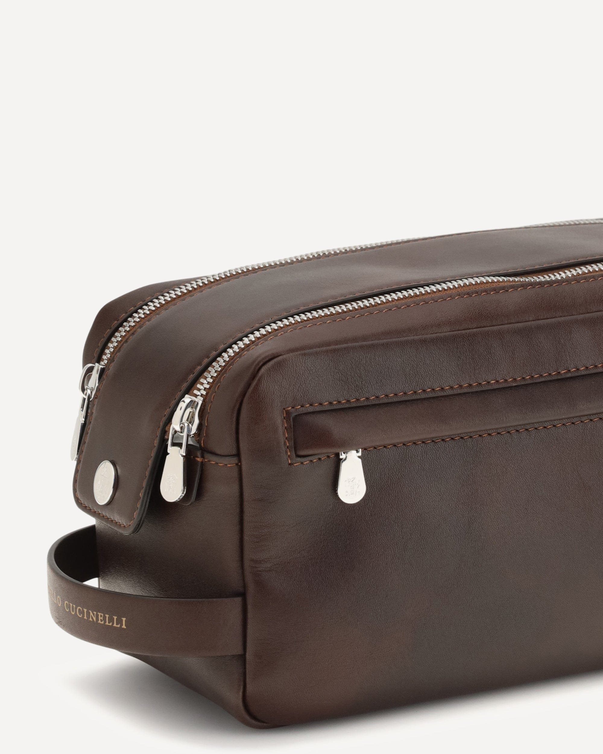 Brunello Cucinelli Brunello Cucinelli Leather Beauty Case