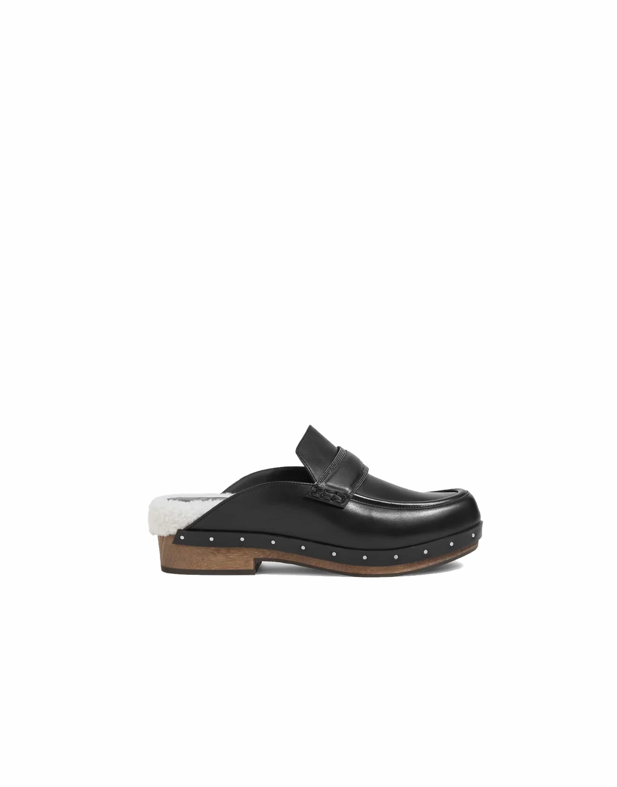 Brunello Cucinelli Brunello Cucinelli Leather Clogs Mules