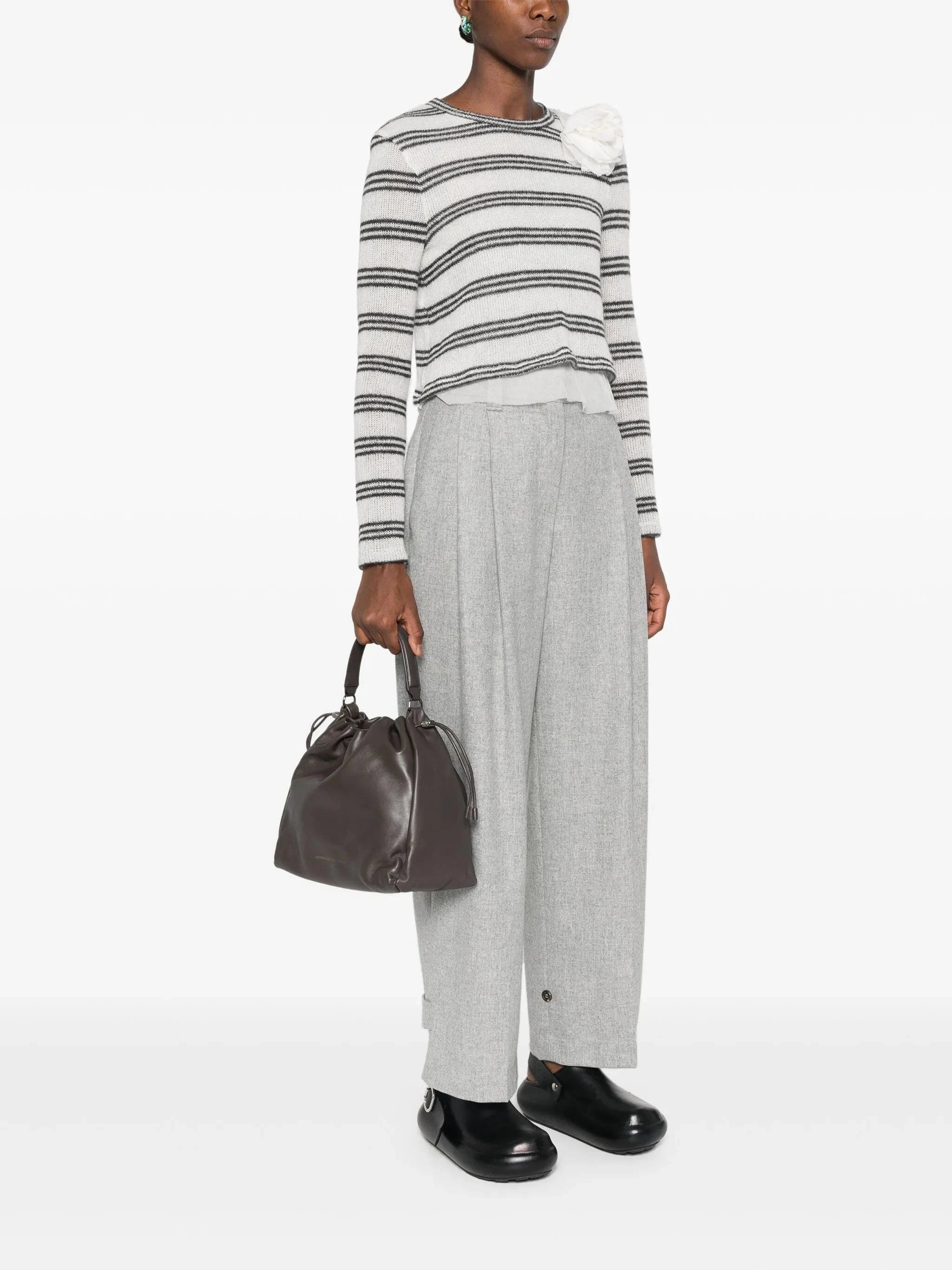 Brunello Cucinelli Leather Crossbody Bag