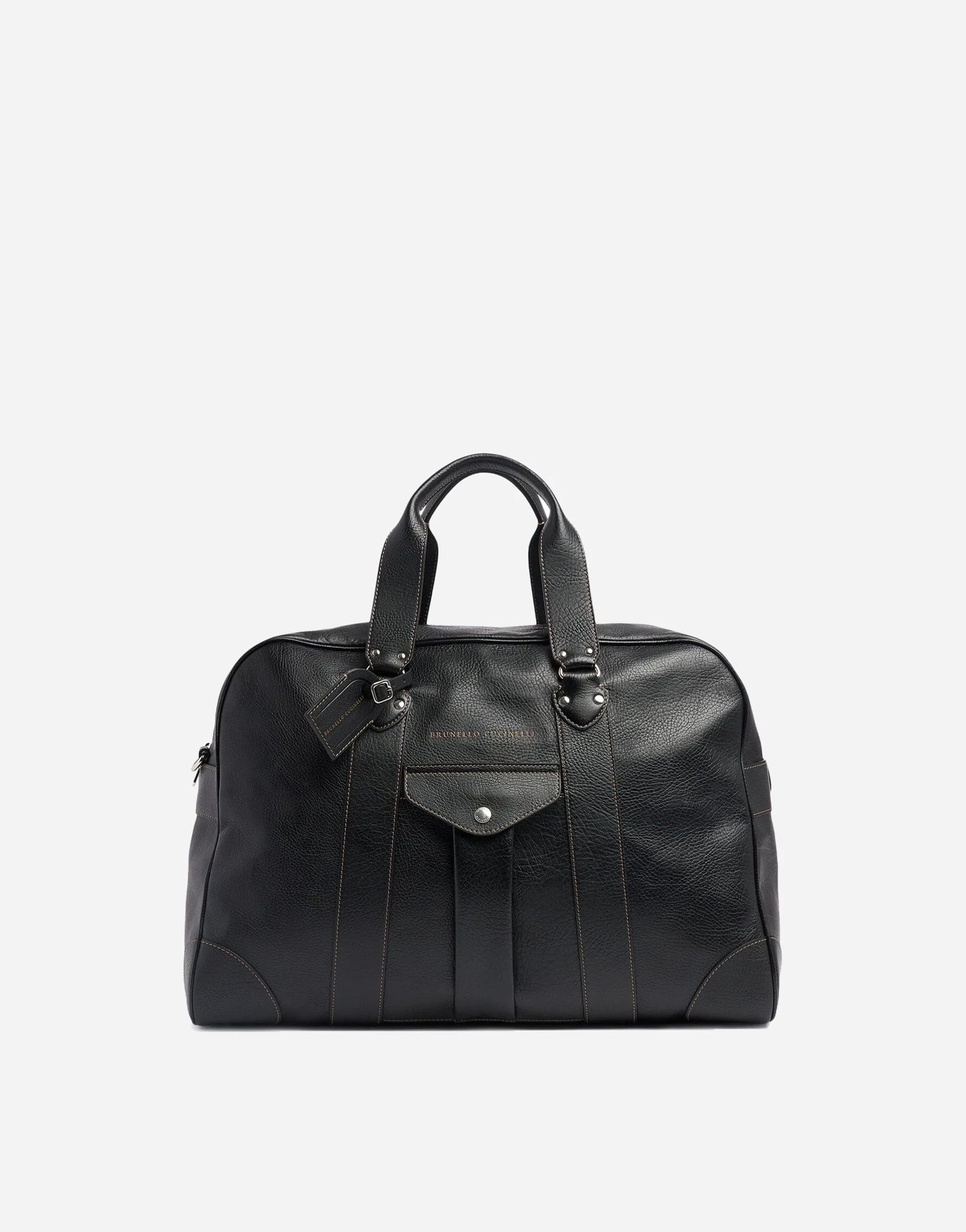 Brunello Cucinelli Leather Duffle Bag | Sendegaro JP