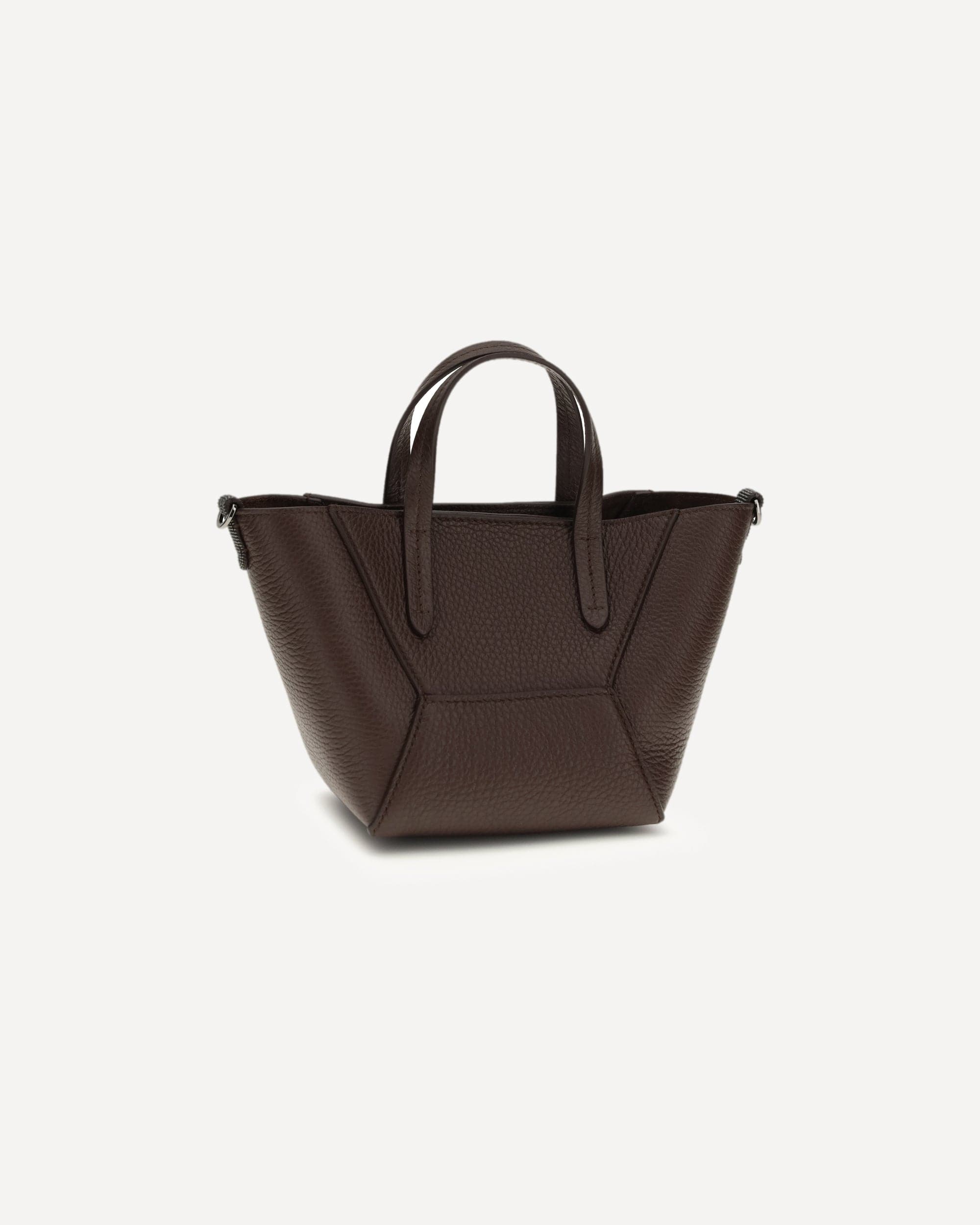 Brunello Cucinelli Leather Handbag With Monogram