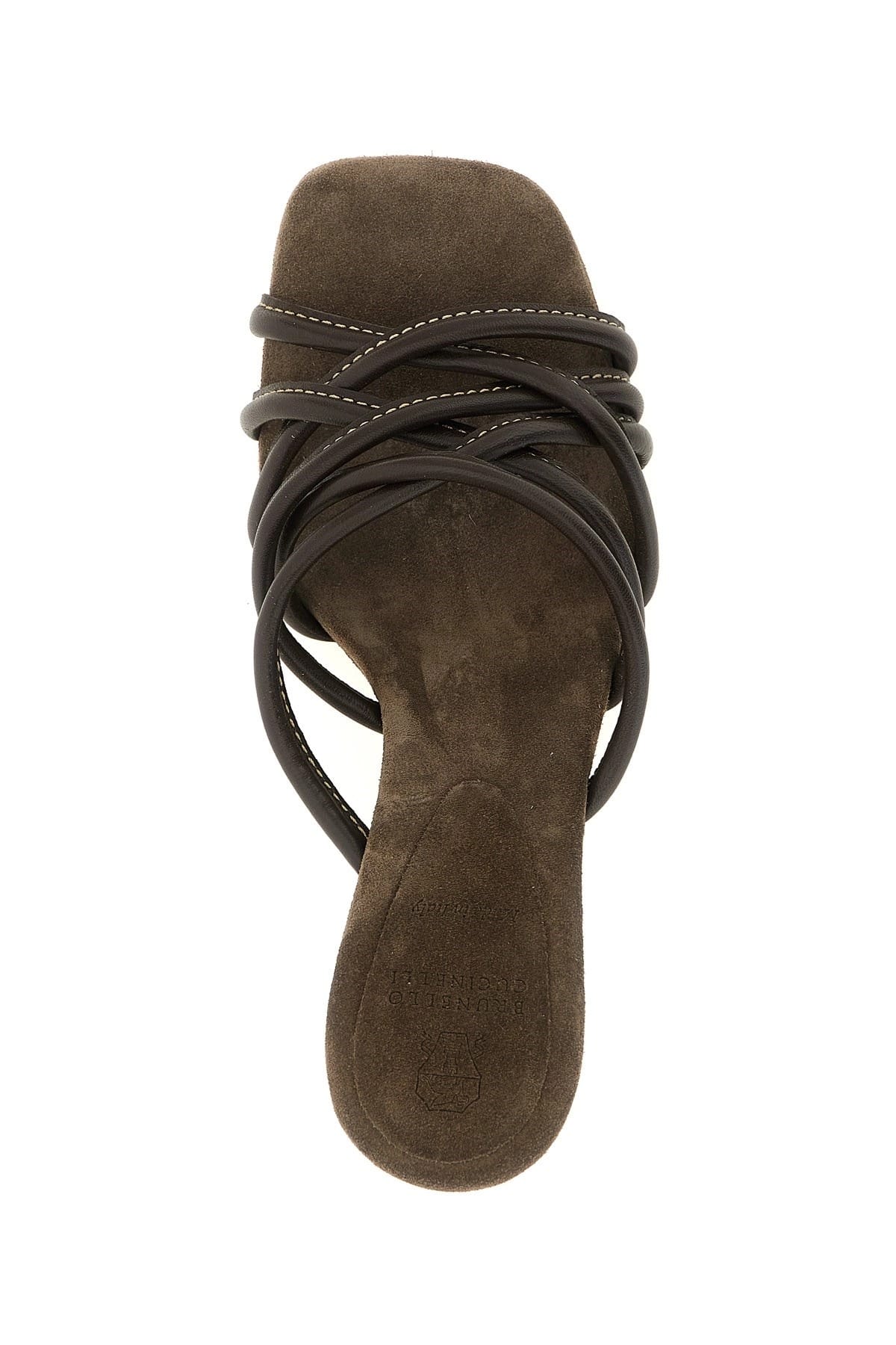 Brunello Cucinelli Brunello Cucinelli Leather High Heel Sandals