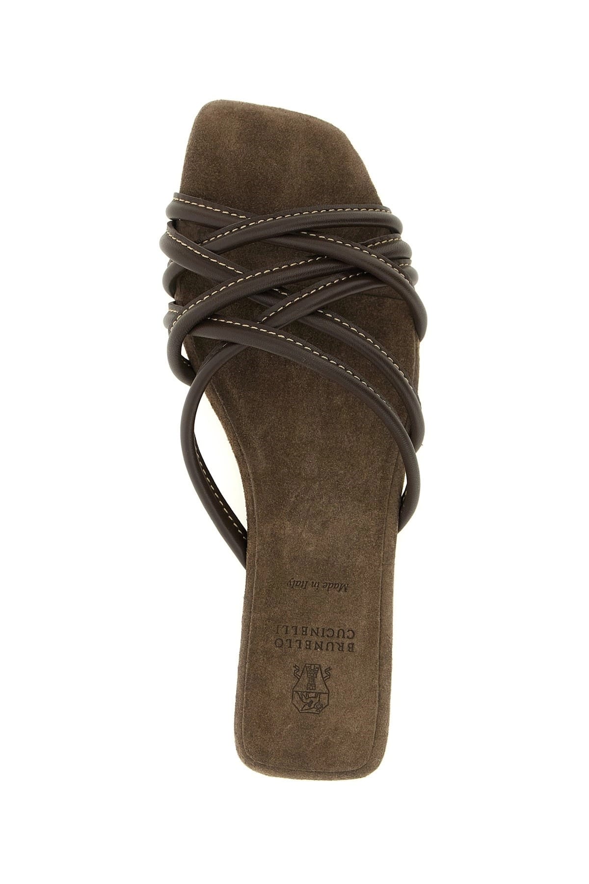 Brunello Cucinelli Brunello Cucinelli Leather Slides