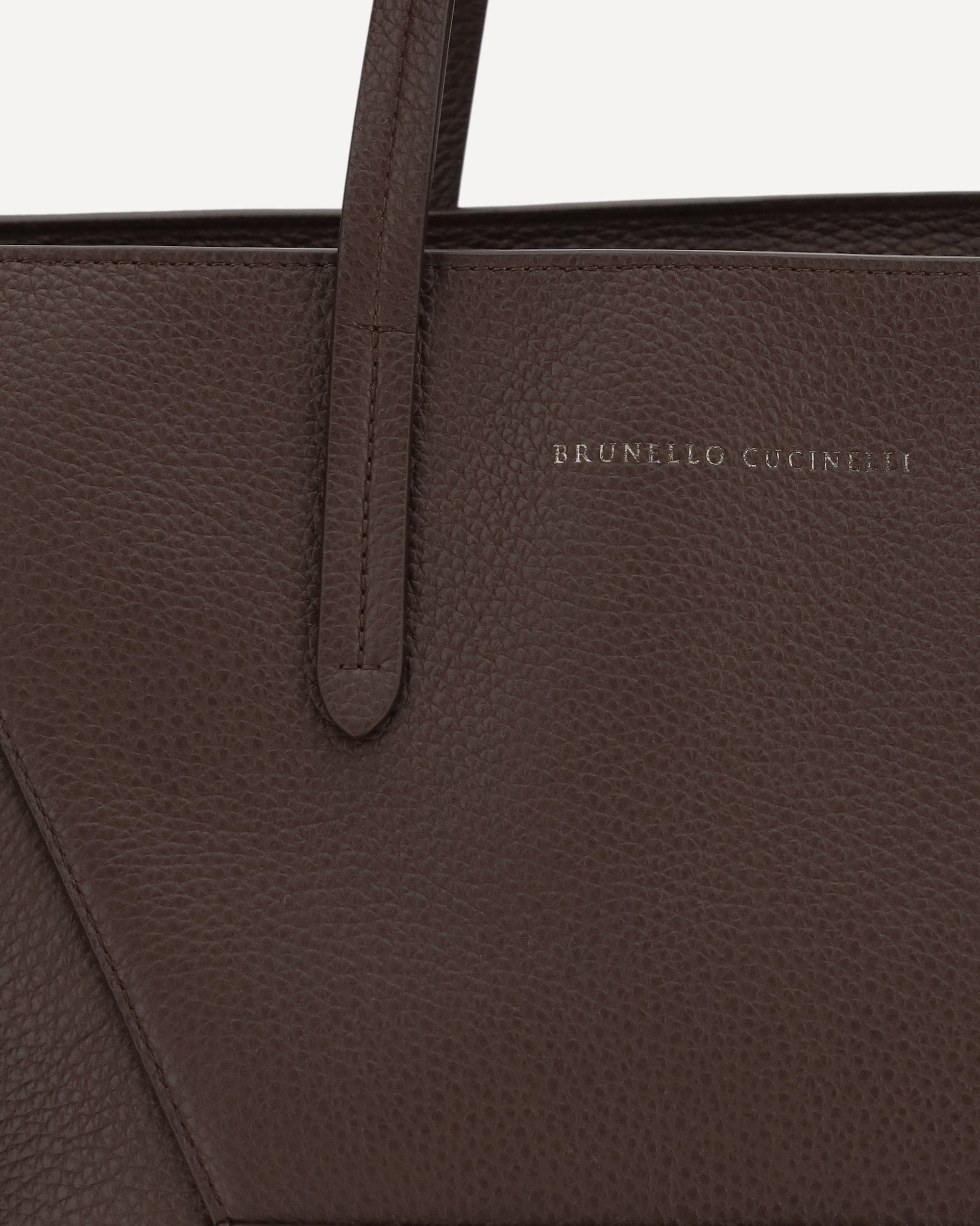 Brunello Cucinelli Leather Tote Bag