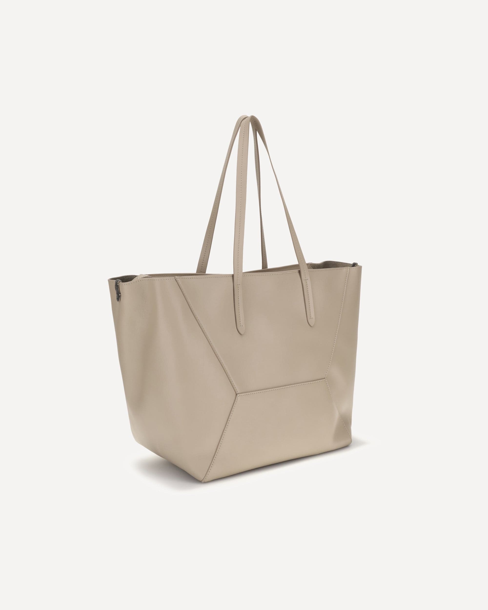 Brunello Cucinelli Brunello Cucinelli Leather Tote Bag