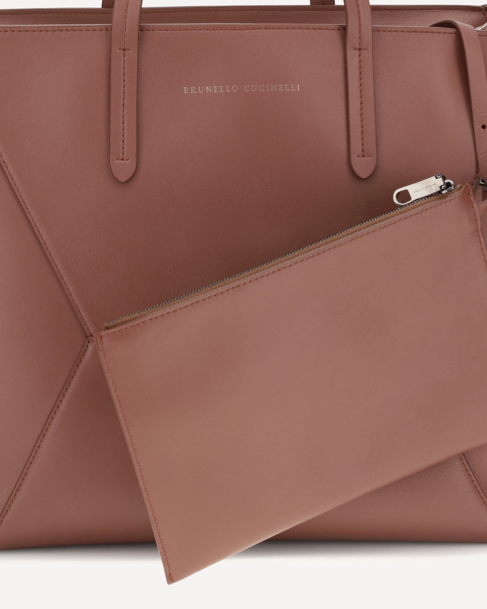 Brunello Cucinelli Brunello Cucinelli Leather Tote Bag